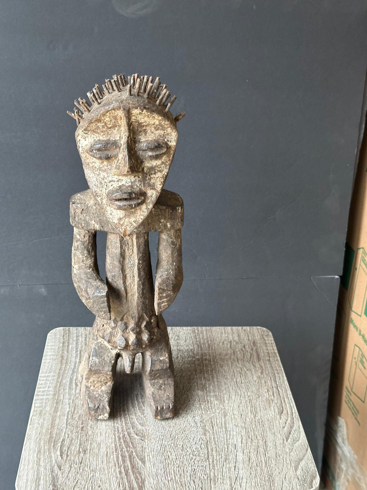 Vintage Mambila Shrine Figure - Tadep - from Cameroon - African Tribal Art 16"