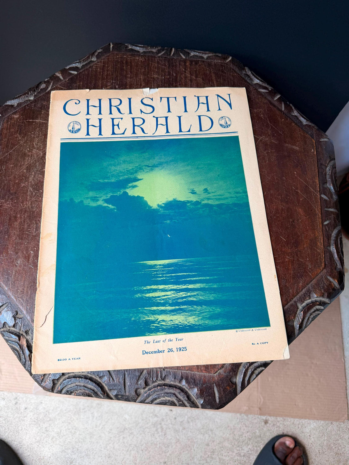 1925 Christian Herald Magazine December 26 Illustrated Ads Periodical Art