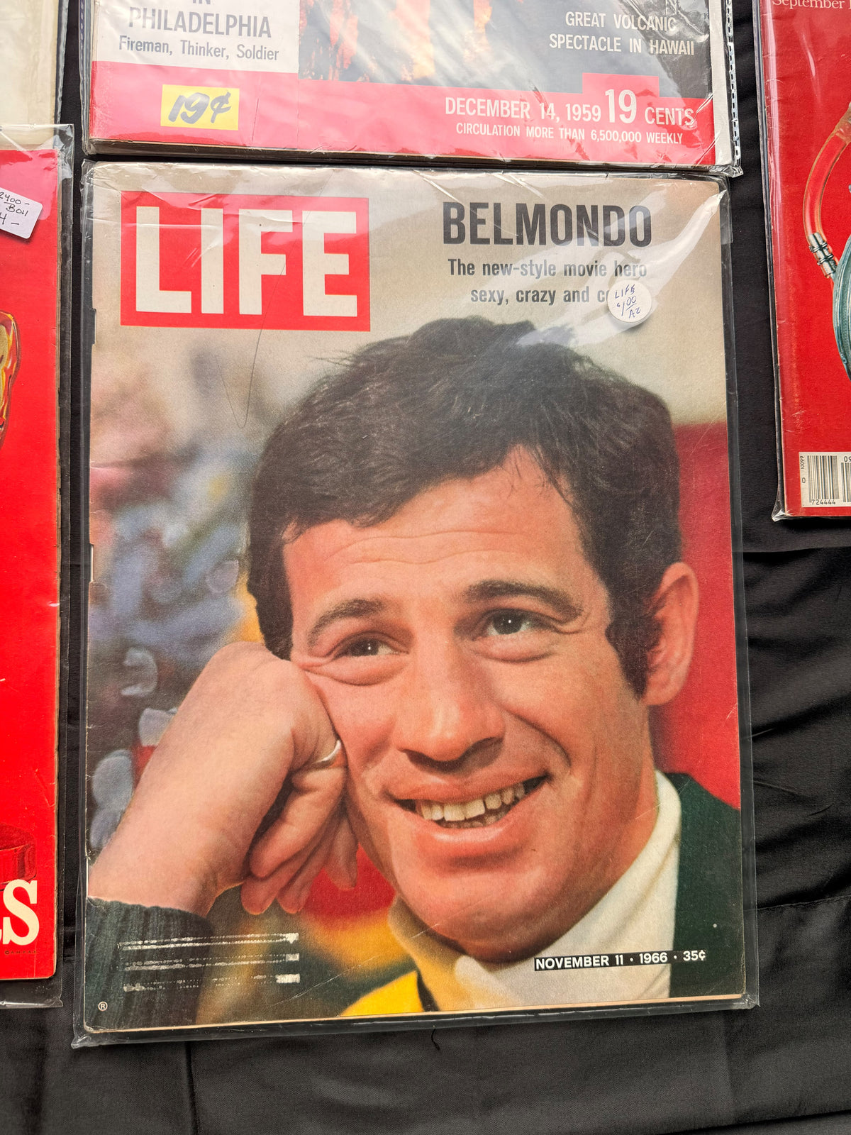 5 LIFE Magazines 1959-1981 Jane Fonda Barbarella Belmondo Oscars IRA Heart Lot