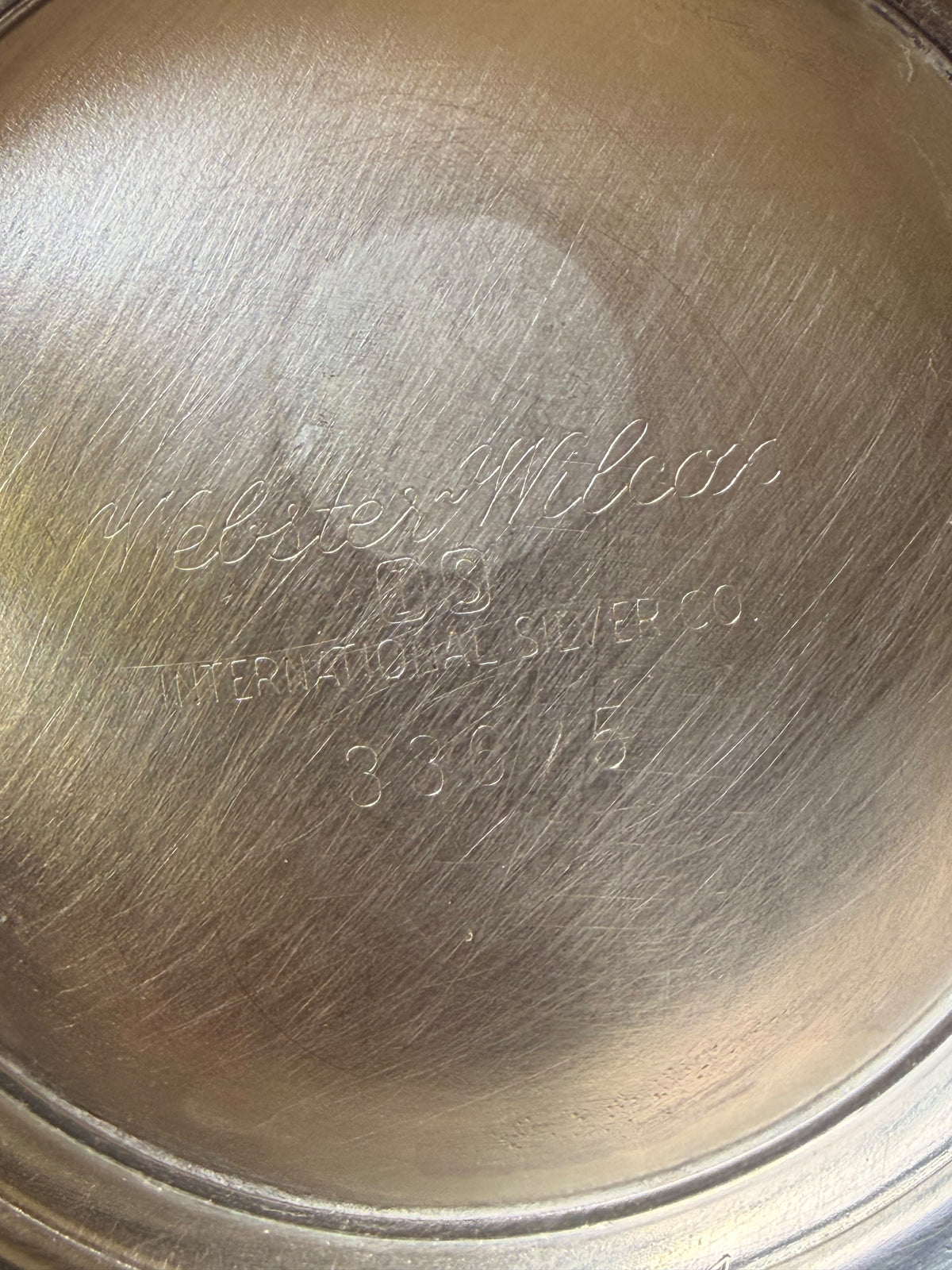 Vintage Webster Wilcox Silverplate Paul Revere Footed Bowl 5in Intl Silver 336/5