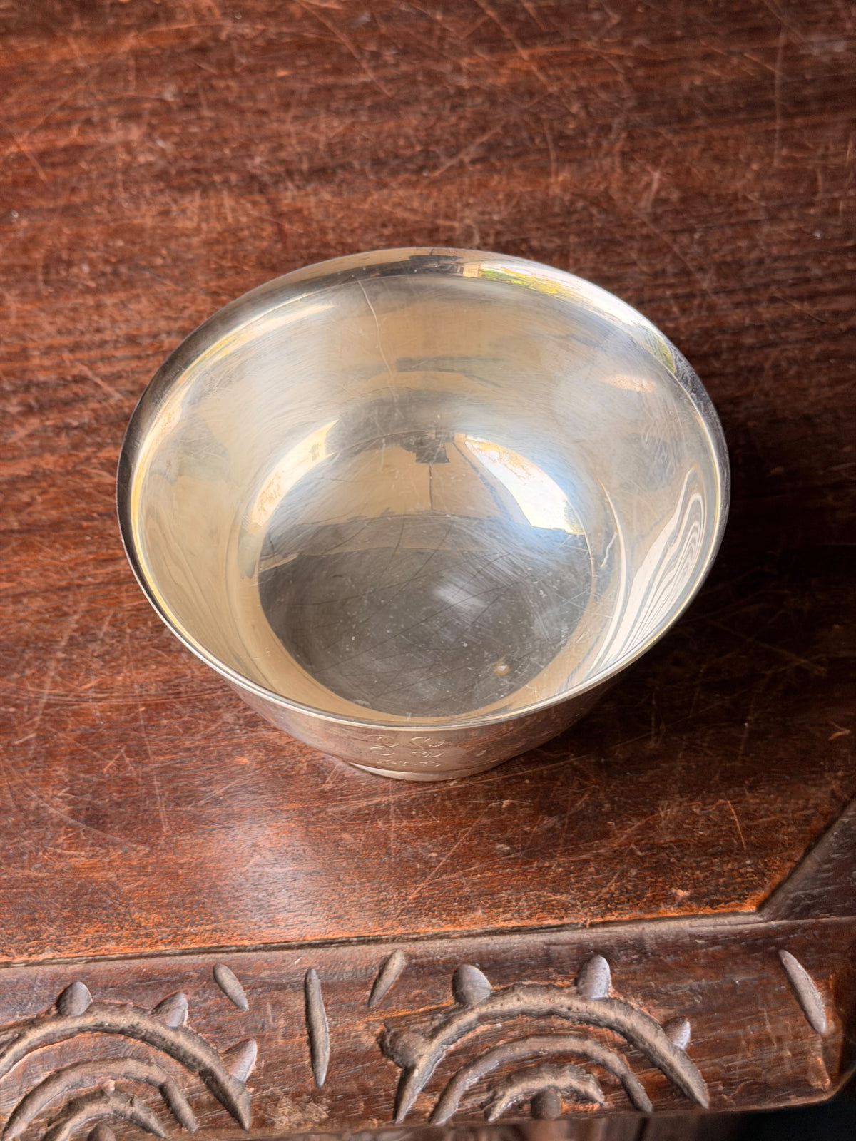 Vintage Webster Wilcox Silverplate Paul Revere Footed Bowl 5in Intl Silver 336/5