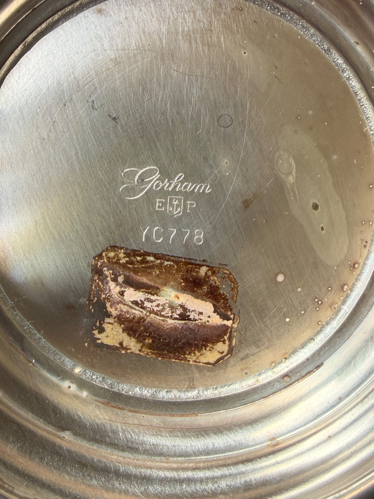 Vintage Gorham Silverplate Paul Revere Bowl YC778 5in Bowling Trophy 1959-60