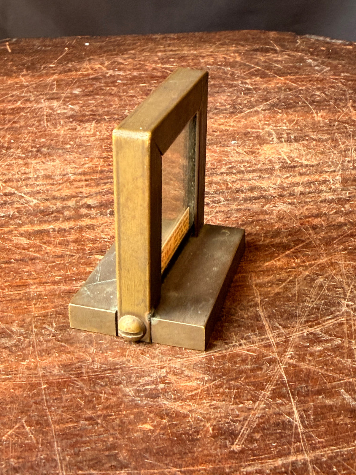 Vintage Cenco Wallace Replica Rowland Plane Diffraction Grating Brass Stand