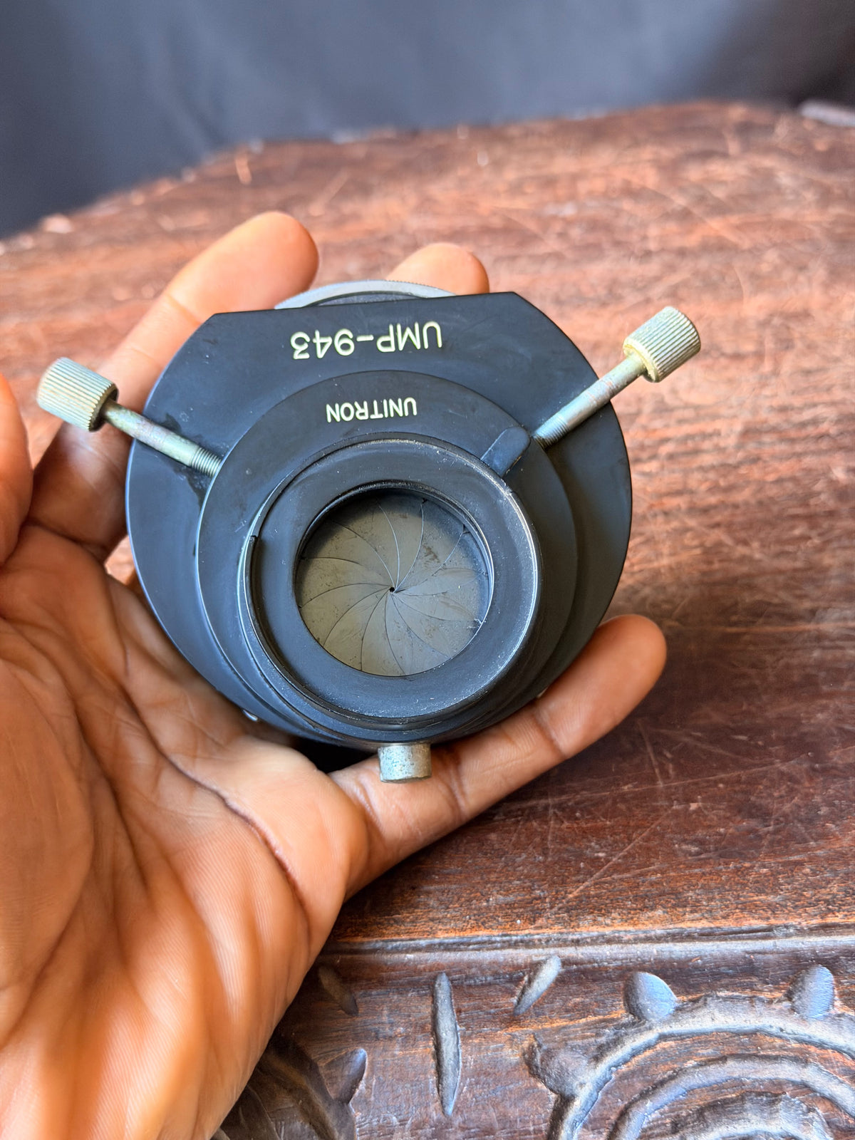 Vintage Unitron UMP-943 Microscope Phase Contrast Turret Condenser 1.25 Iris