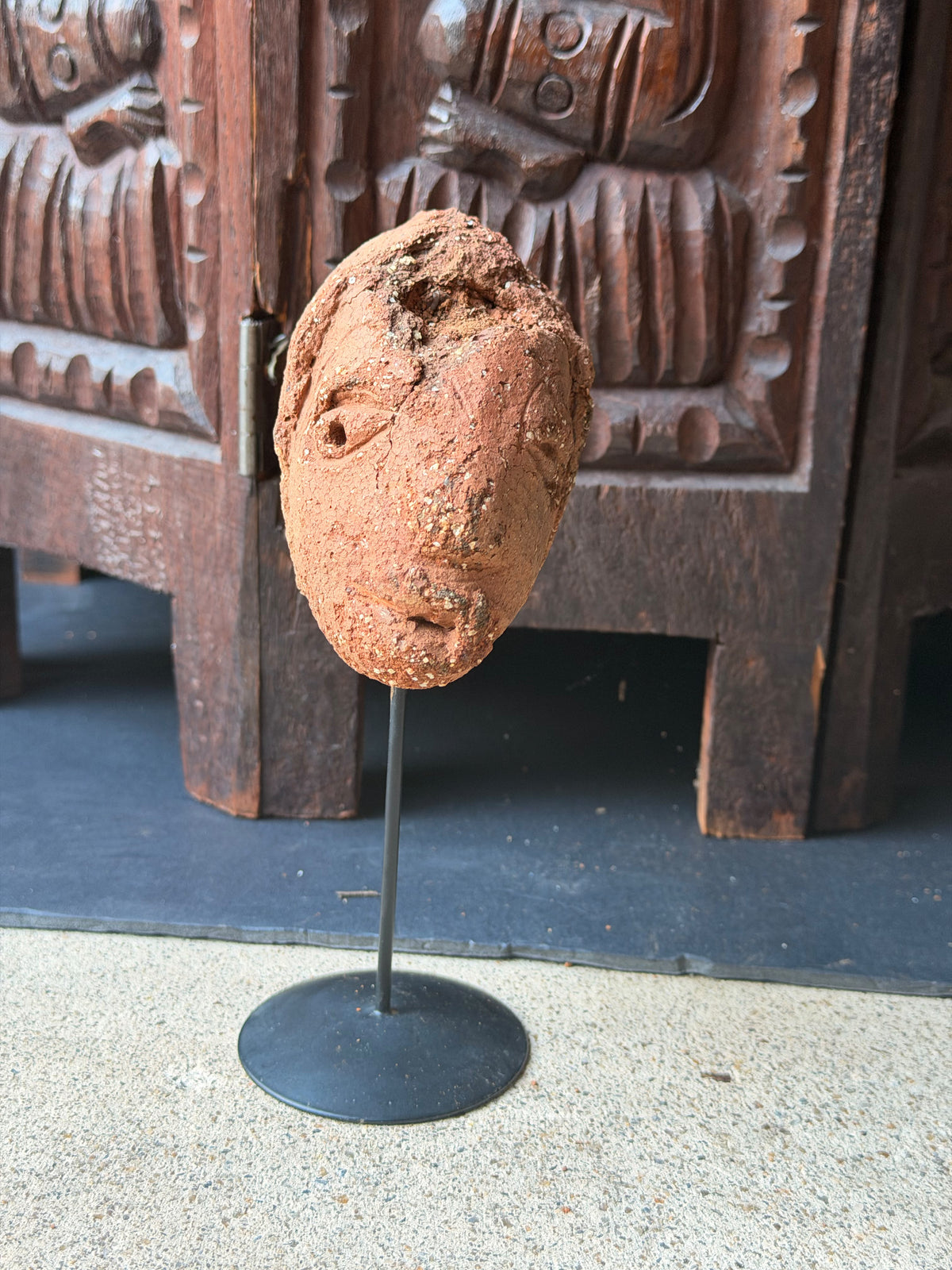Nok Terracotta Head on Stand Nigeria Ex Barnes 4.5in – Age Untested