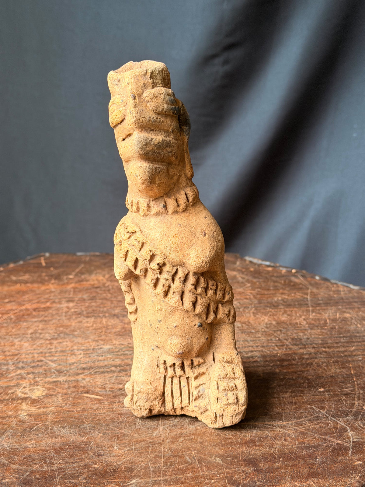 Koma Terracotta Figure Northern Ghana Ex Barnes 8in – Age Untested