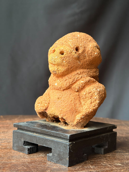 Nok Sokoto Terracotta Bust Ape-like Face on Stand Ex Barnes 3.5in - Age Untested