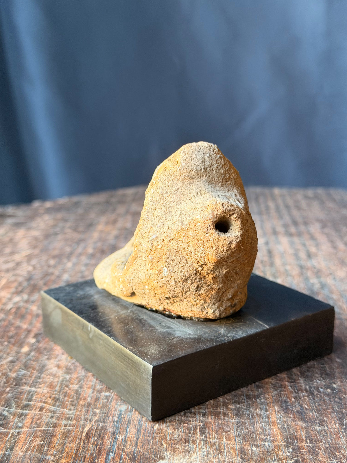 Nok Sokoto Terracotta Seated Ape-like Figure Ex Barnes 3.5in - Age Untested