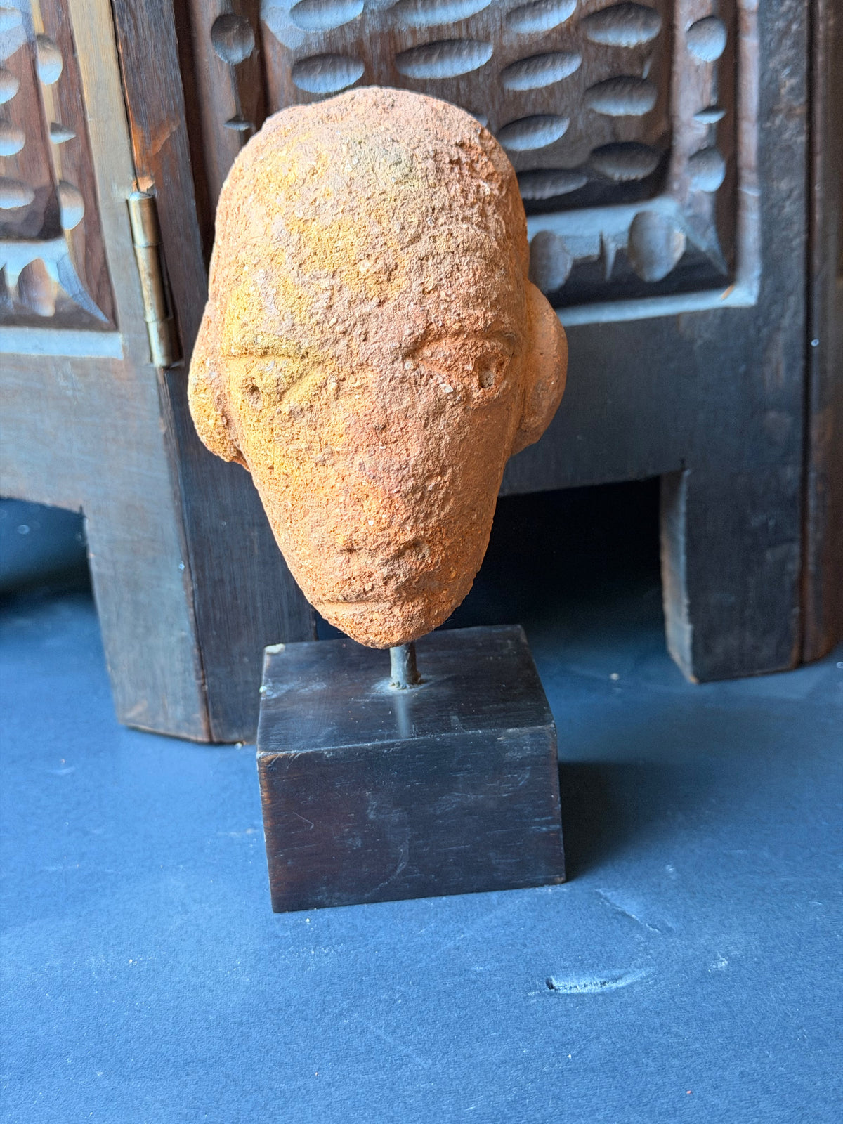 Nok Terracotta Head Coiffure Buns Large Ears Ex Barnes 4.3in - Age Untested
