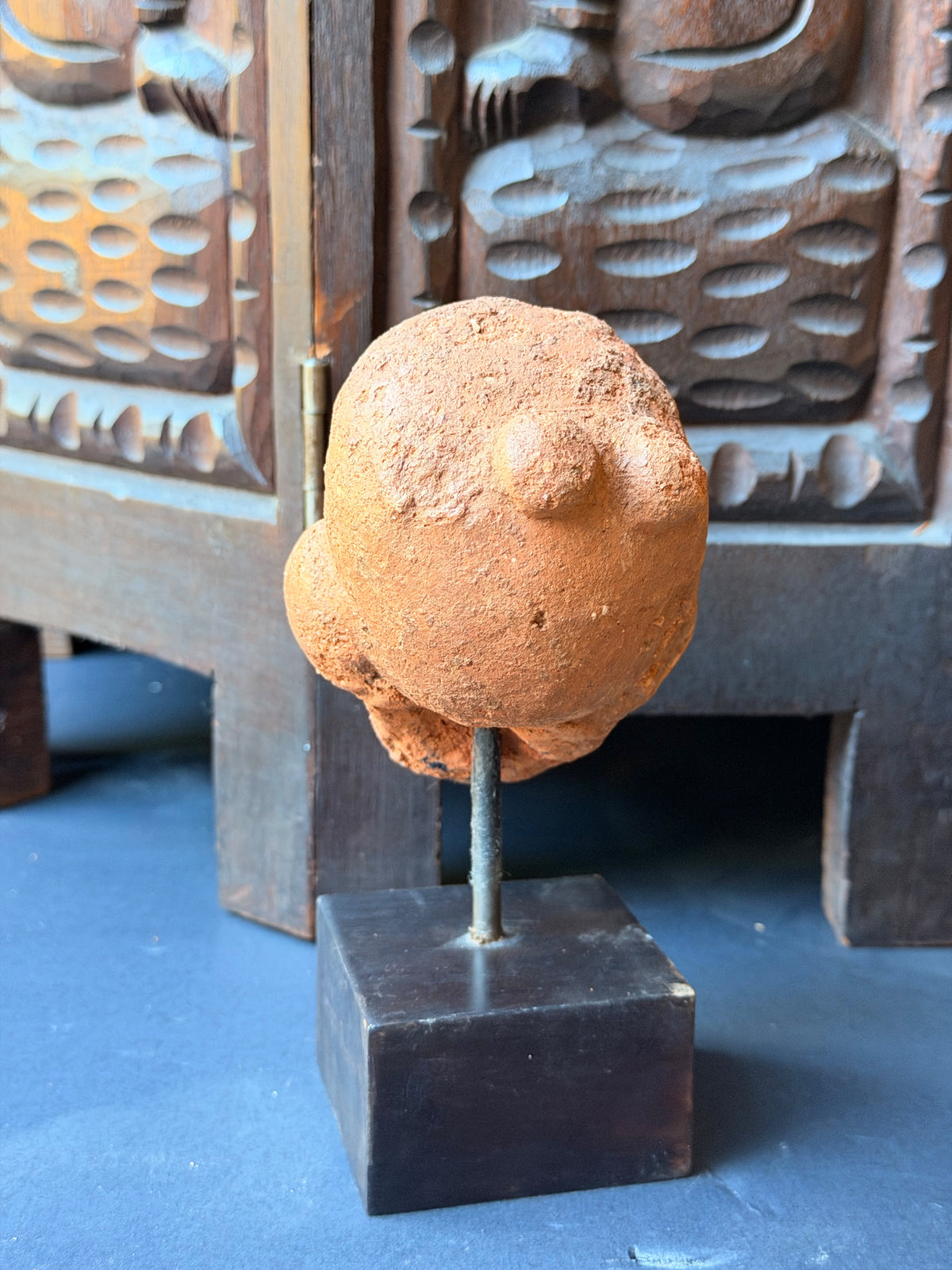 Nok Terracotta Head Coiffure Buns Large Ears Ex Barnes 4.3in - Age Untested