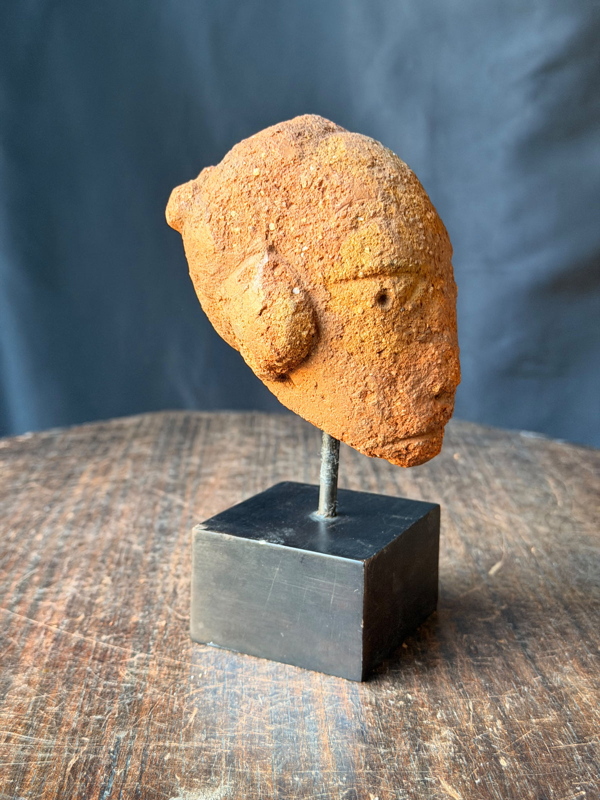 Nok Terracotta Head Coiffure Buns Large Ears Ex Barnes 4.3in - Age Untested