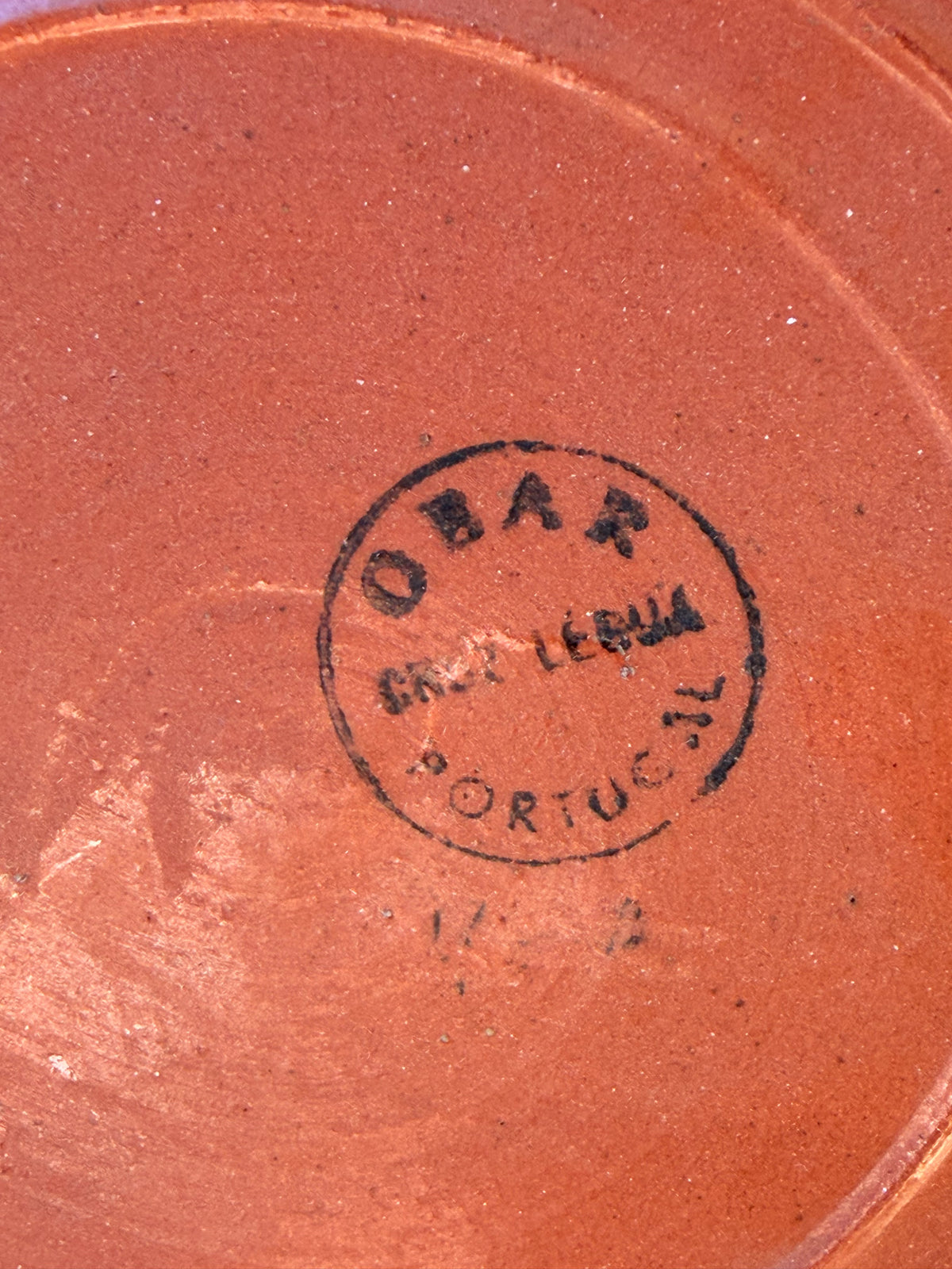 Vintage Portuguese Terracotta Caldeirada Stew Pot & Bowl Cruz da Legua 7" - view 11