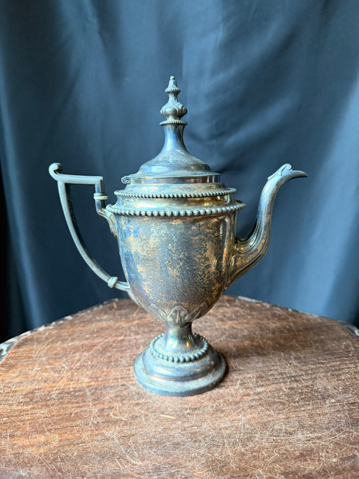 Victorian Reed & Barton Silverplate Coffee Pot Eagle Spout Pattern 1927 10.5in