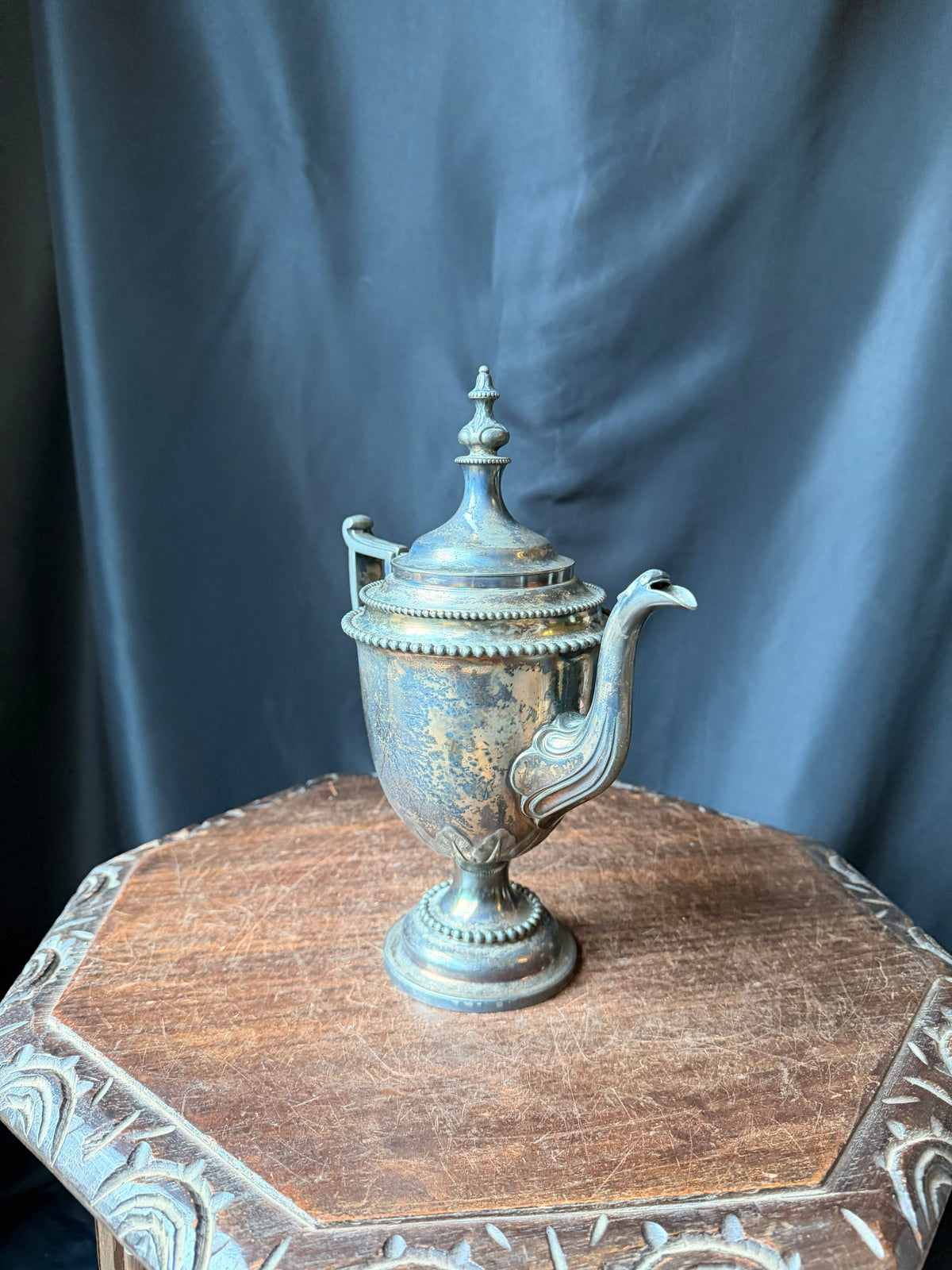 Victorian Reed & Barton Silverplate Coffee Pot Eagle Spout Pattern 1927 10.5in