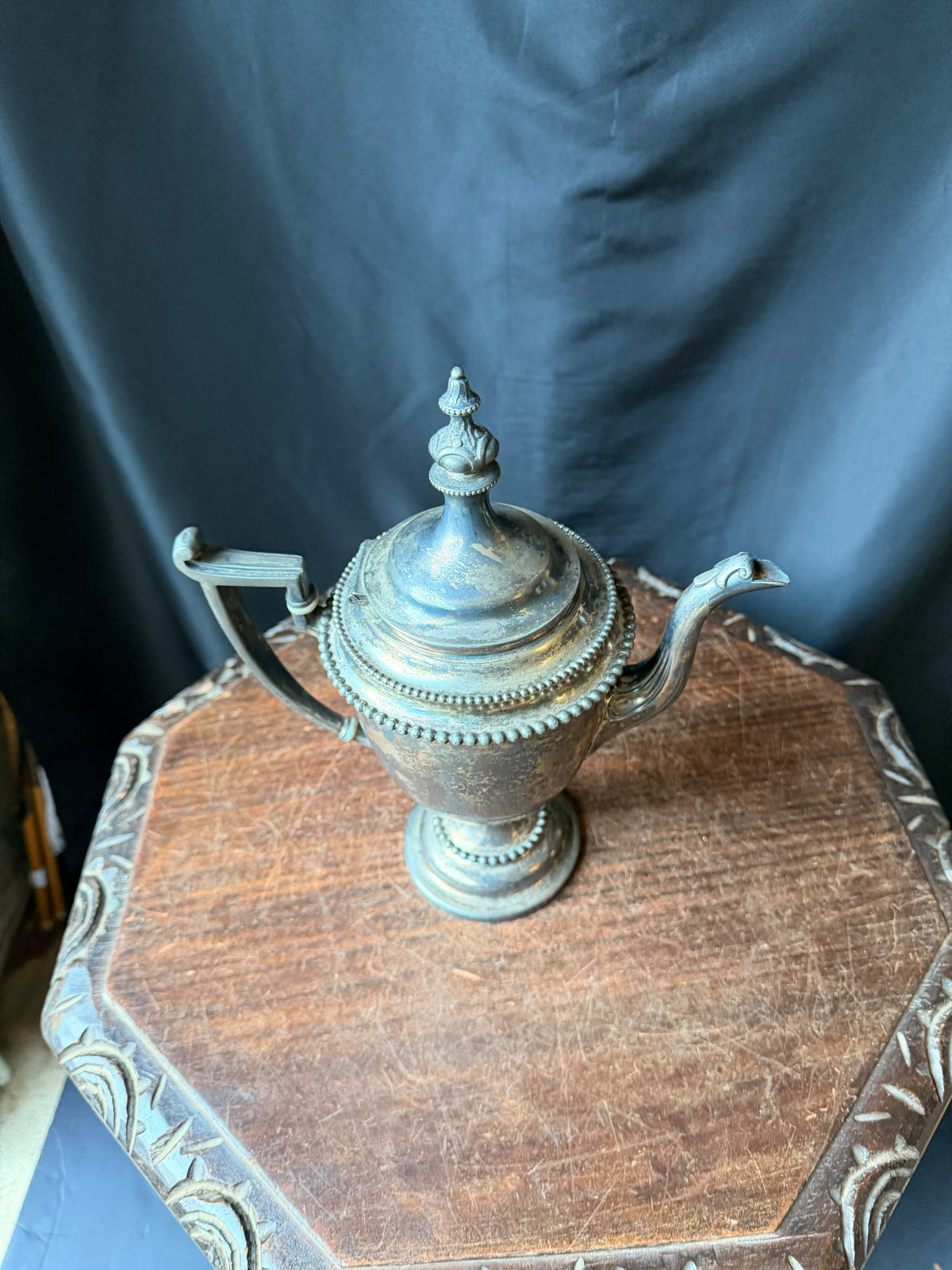 Victorian Reed & Barton Silverplate Coffee Pot Eagle Spout Pattern 1927 10.5in