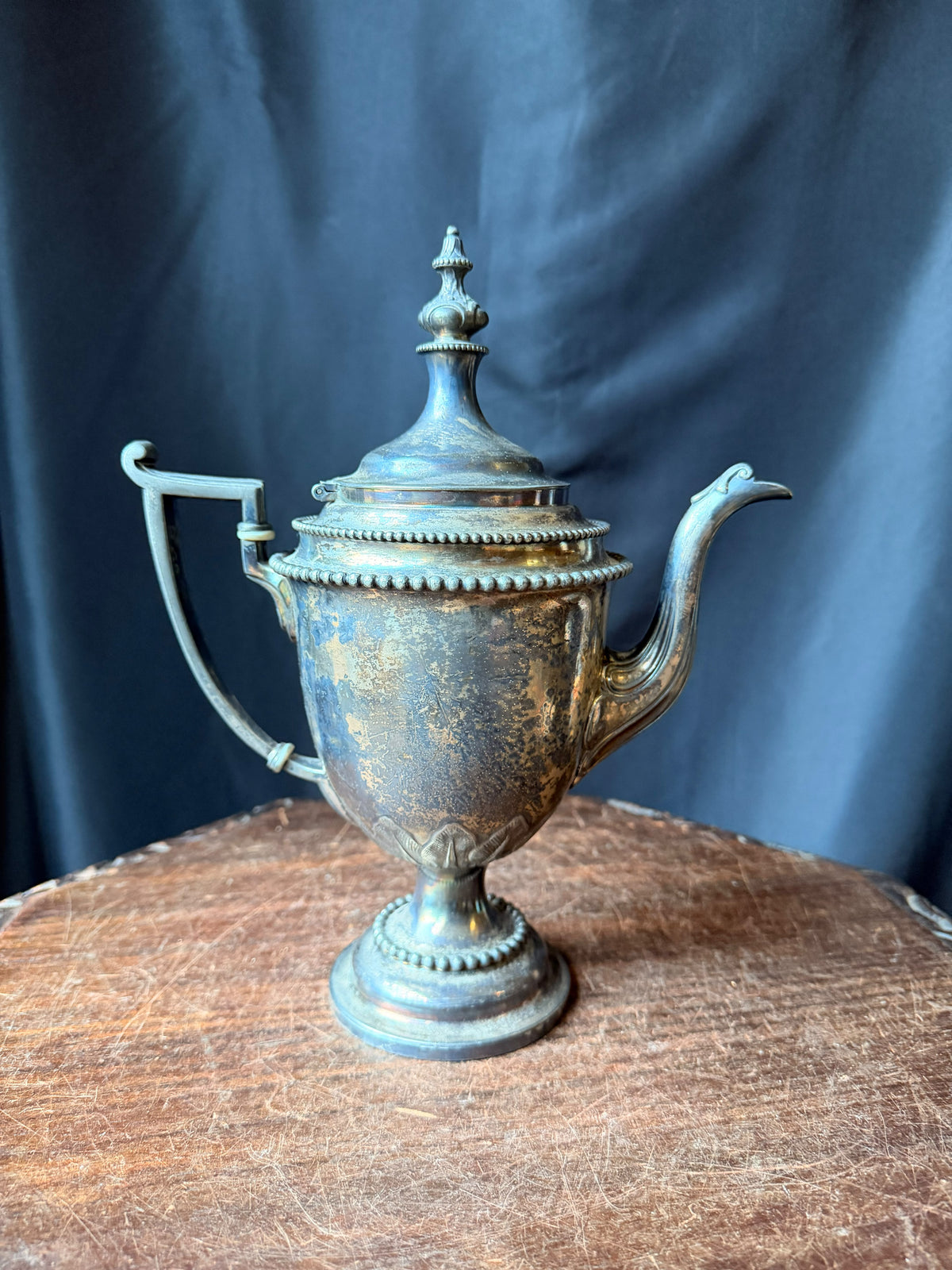Victorian Reed & Barton Silverplate Coffee Pot Eagle Spout Pattern 1927 10.5in