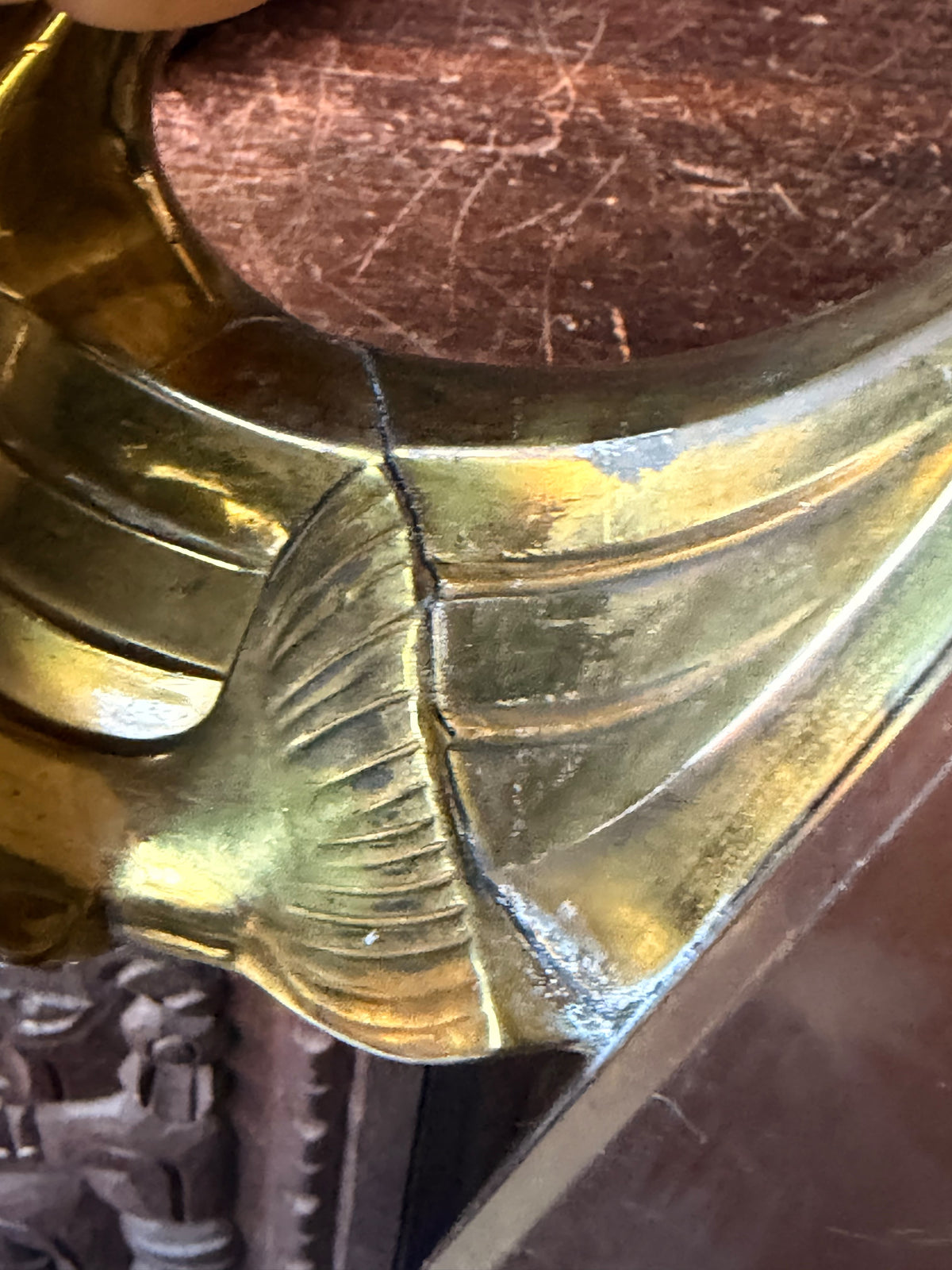 PMC Philadelphia Leaping Fish Bookends Pair Trout Gold Tone Cast Metal 6.5 in