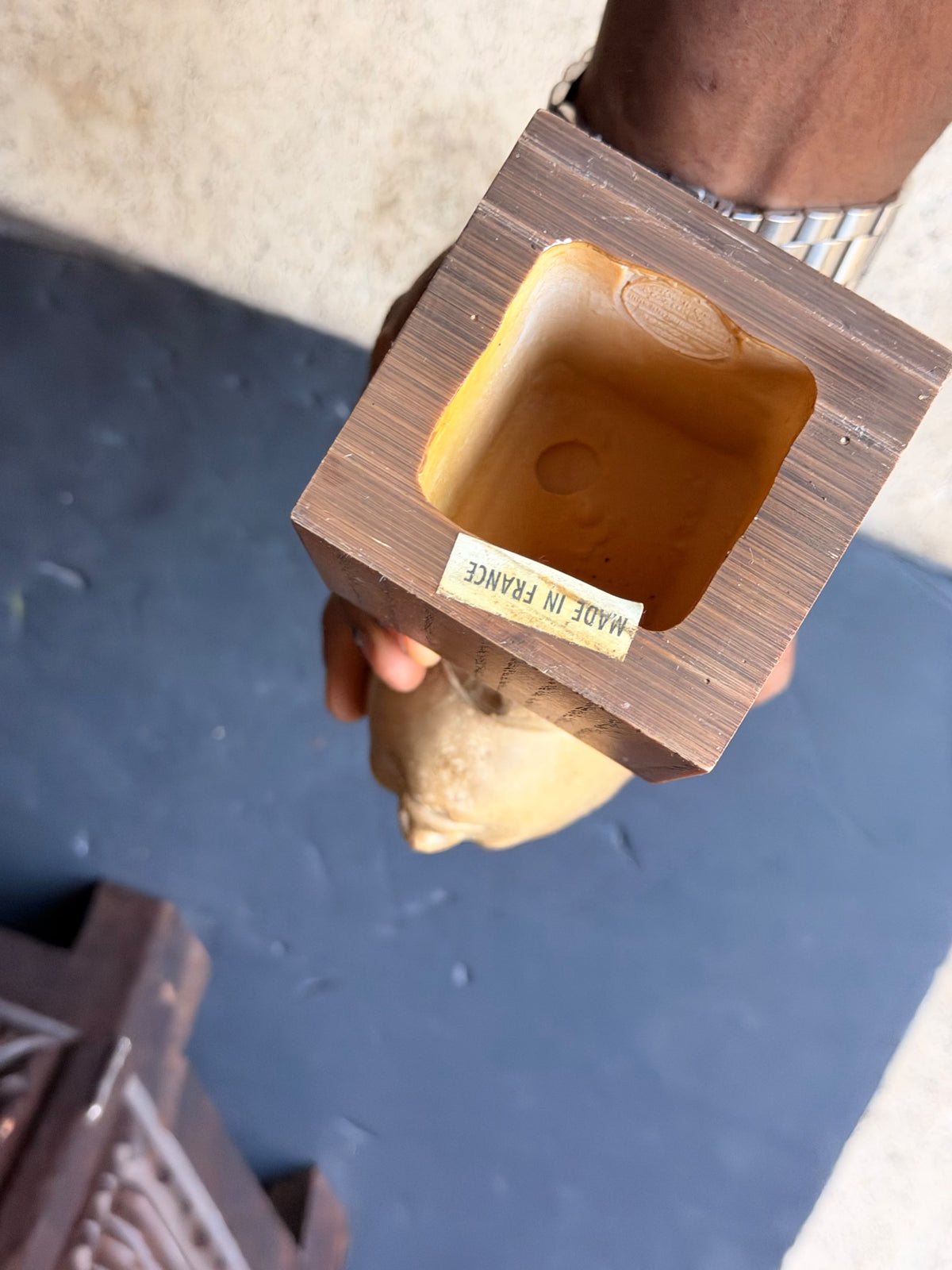 Musee du Louvre Ateliers de Moulage Gupta Buddha Head Museum Cast on Stand 10.3 in