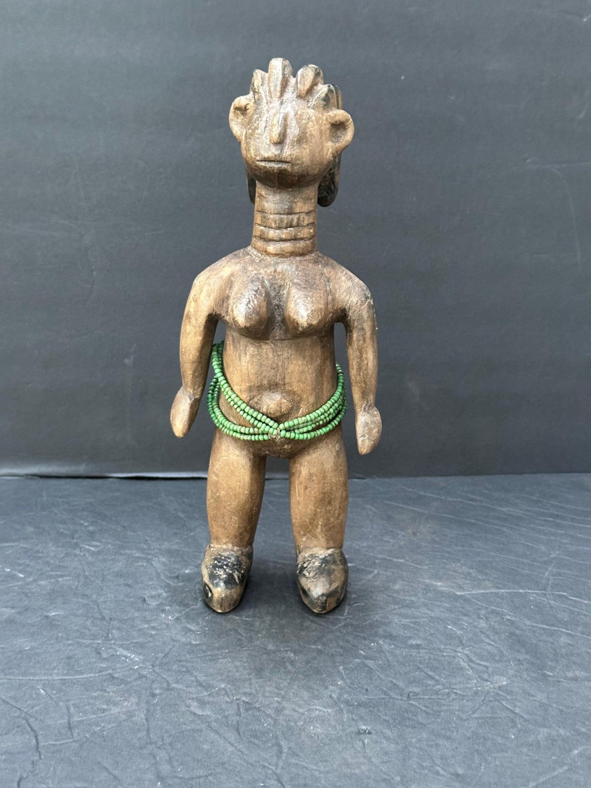 Vintage Ewe Doll (Togo, West Africa) - Fertility and Ancestral Art - 11" Tall | African Tribal Art Decor