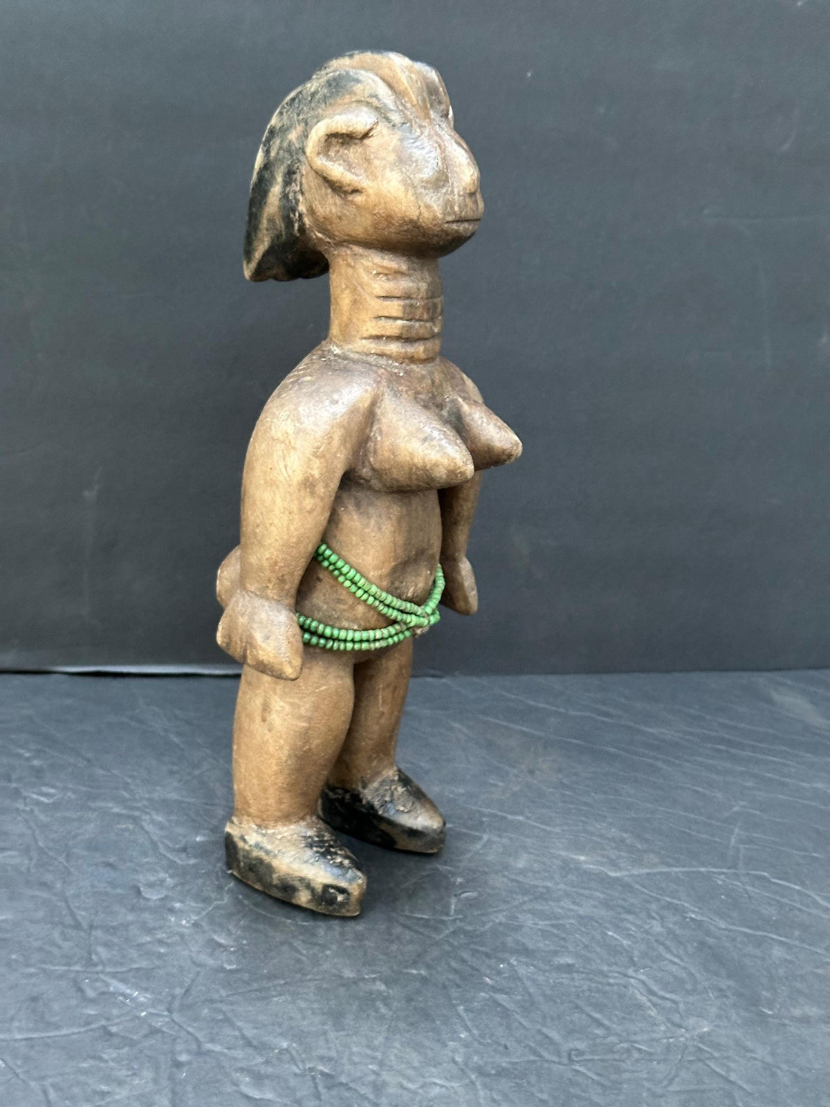 Vintage Ewe Doll (Togo, West Africa) - Fertility and Ancestral Art - 11" Tall | African Tribal Art Decor
