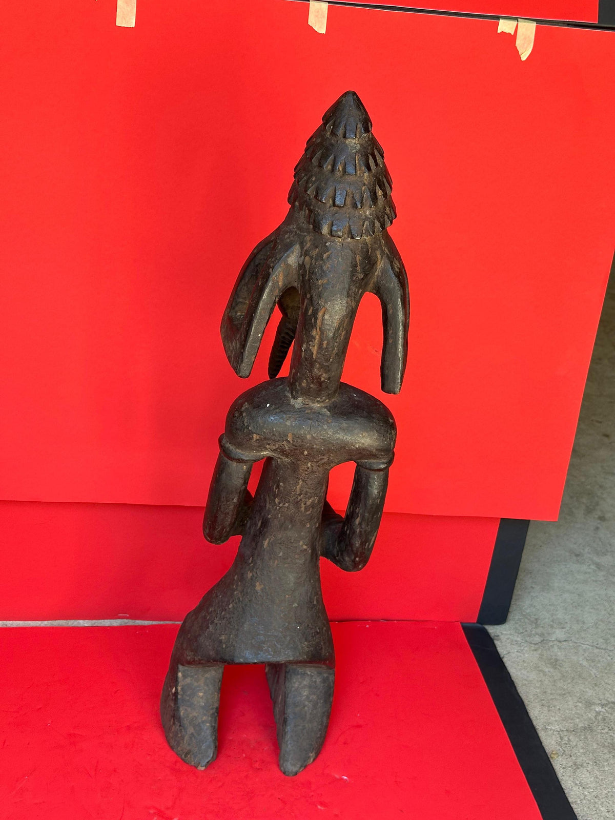 Vintage Dukuum Figure from the Ham People of Nigeria 28.5" | African Tribal Art Decor