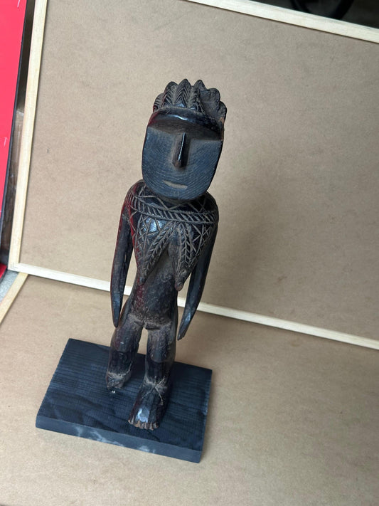 Vintage Toma (Loma) Ancestor Figure - Poro Society Style - Guinea/Liberia 15" | African Tribal Art Decor