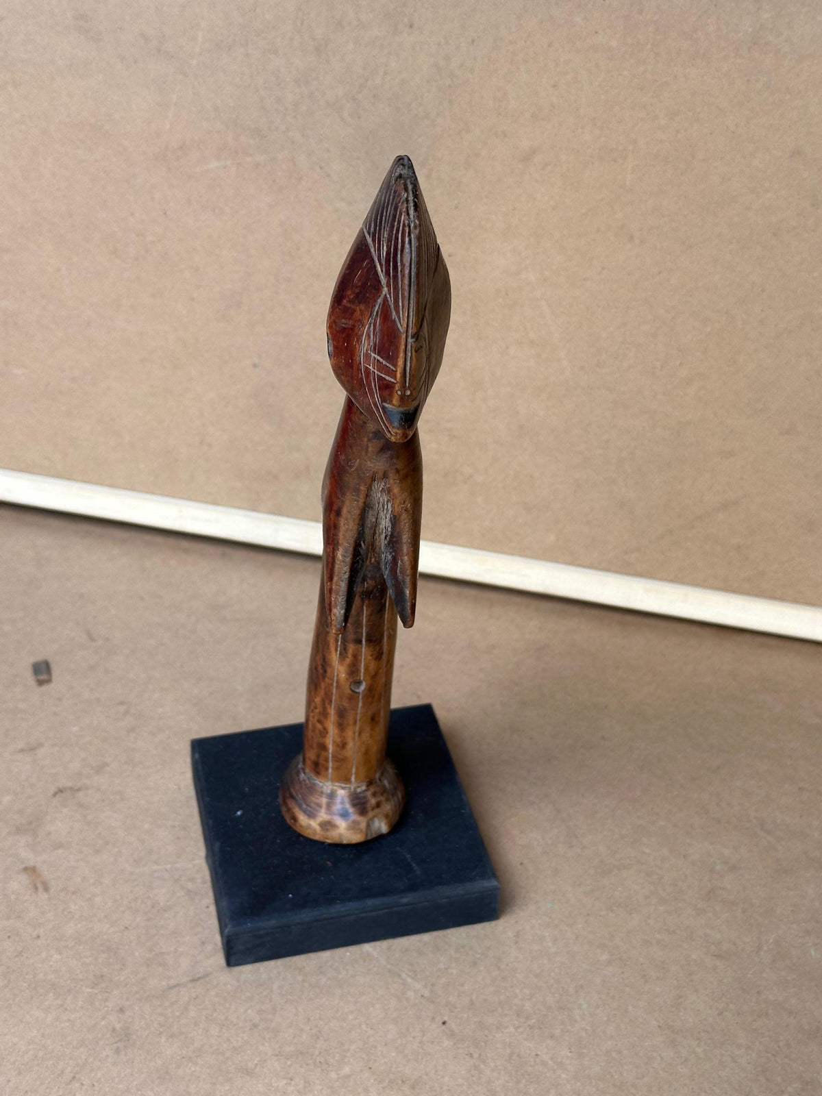 Vintage Mossi Biiga Fertility Doll Carved Wood Burkina Faso Tribal Art 9"