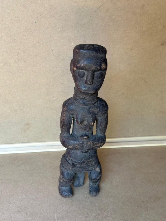 Vintage Fang Bieri Reliquary Guard Figure 10" | African Tribal Art Decor