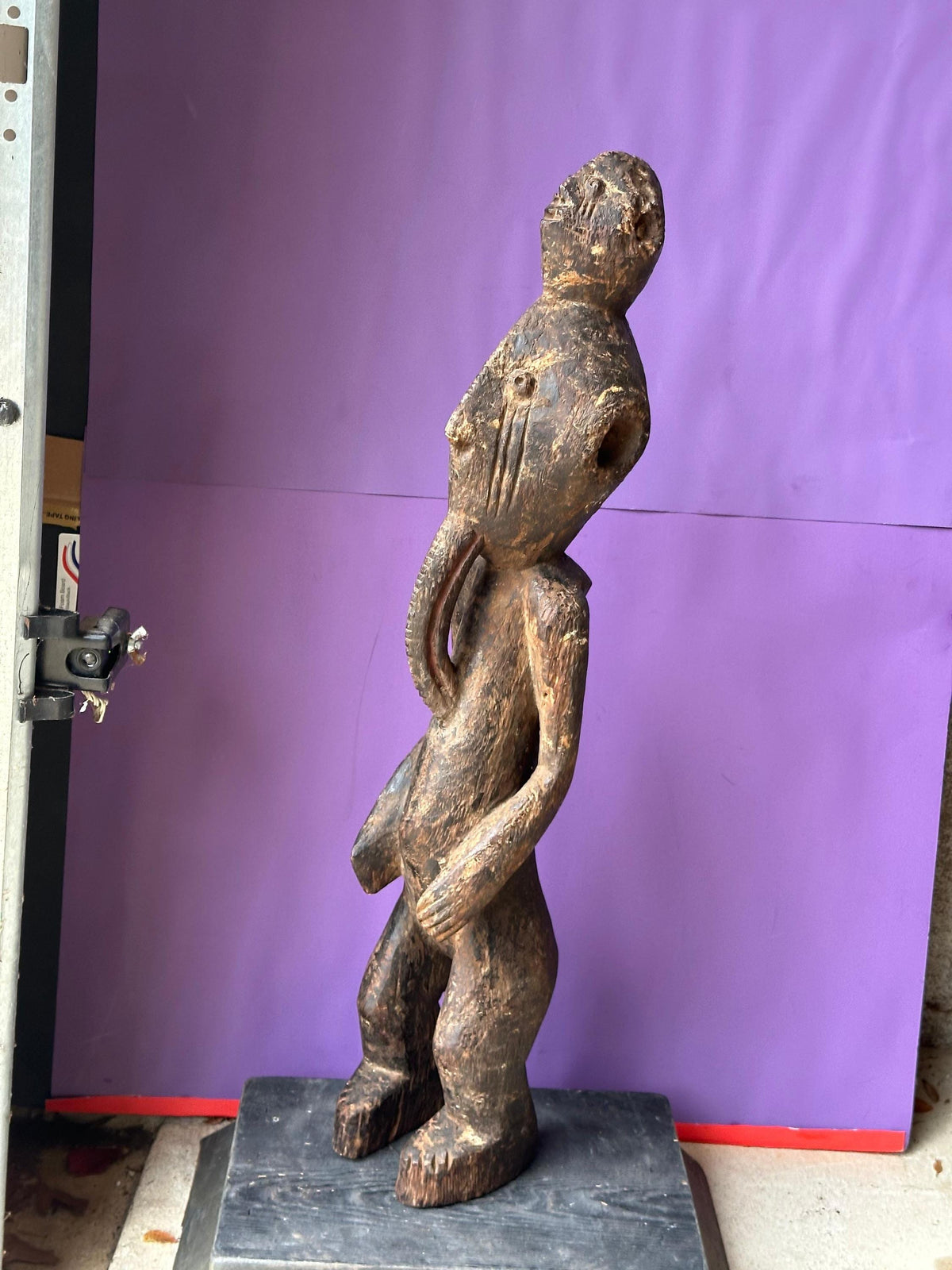 Vintage Chamba Figure - Nigerian / Cameroonian Tribal Art 28" | African Tribal Art Decor