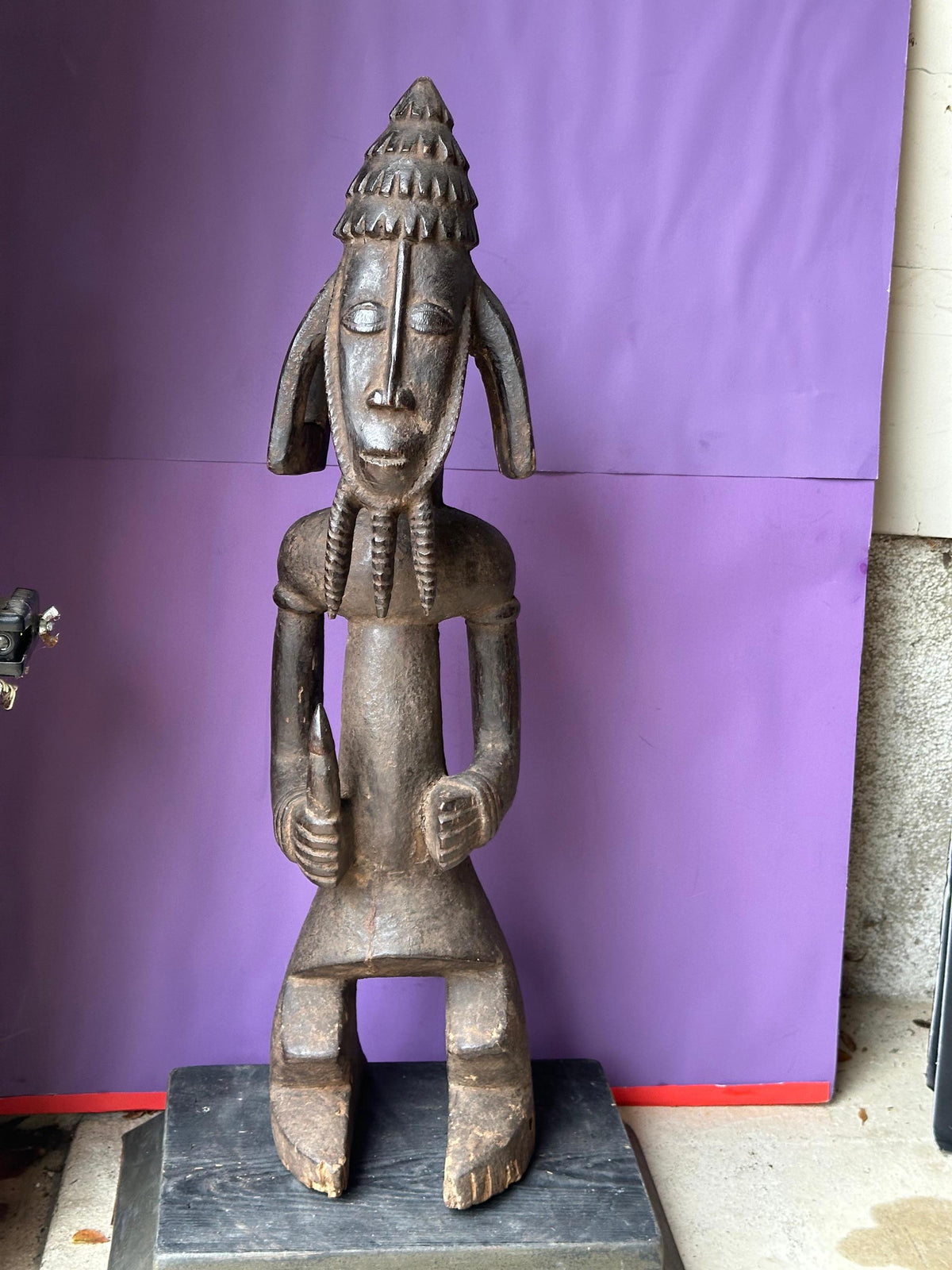 Vintage Dukuum Figure from the Ham People of Nigeria 28.5" | African Tribal Art Decor