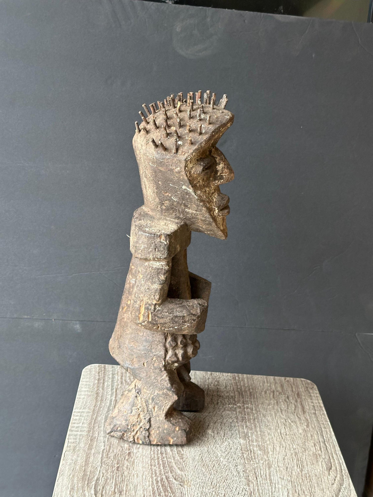 Vintage Mambila Shrine Figure - Tadep - from Cameroon - African Tribal Art 16"