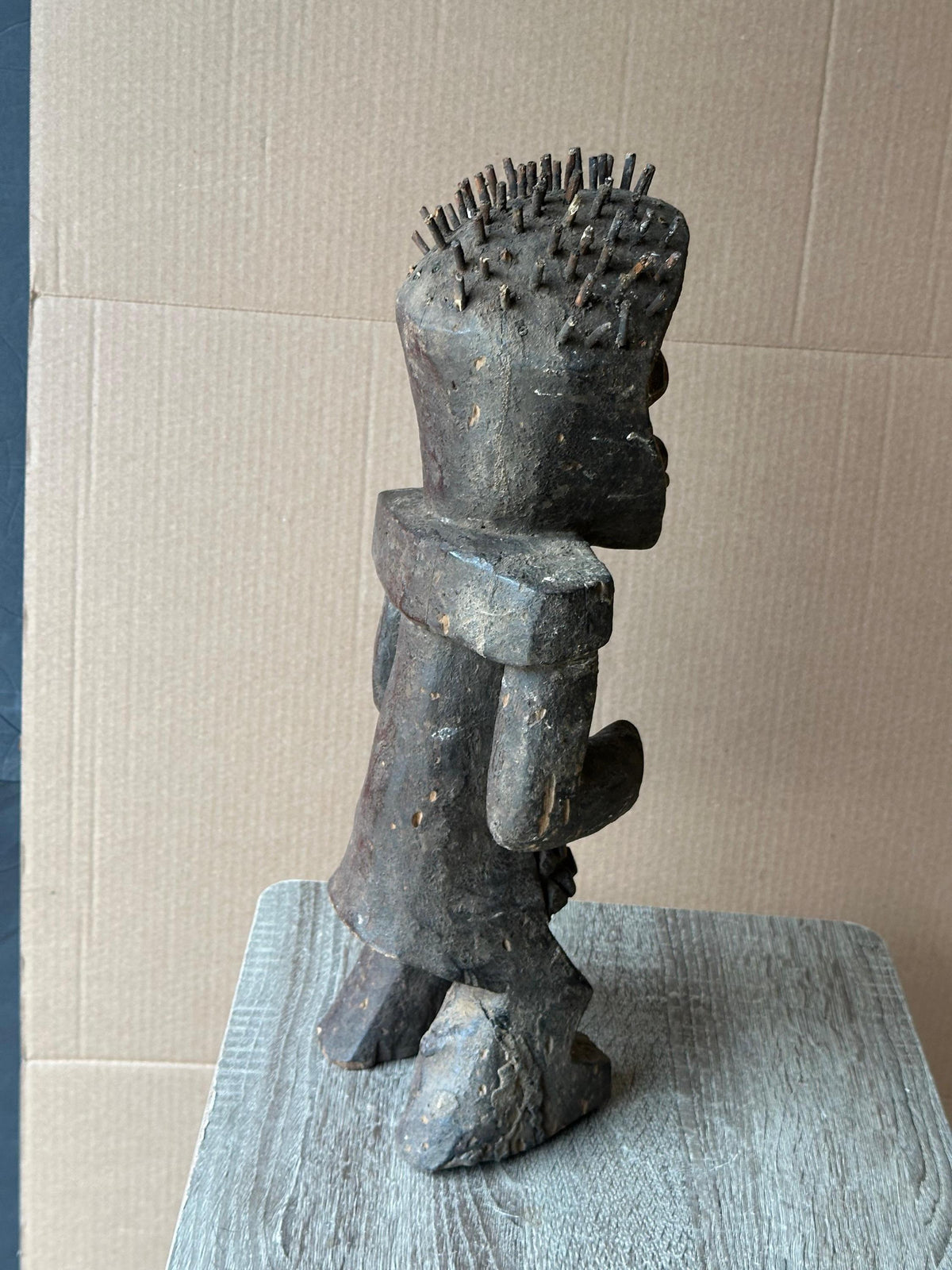 Vintage Mambila Shrine Figure - Tadep - from Cameroon - African Tribal Art 16"