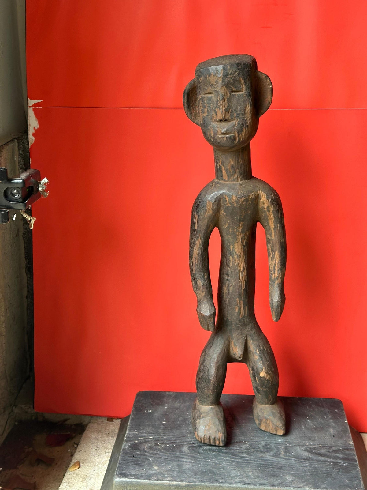 Vintage Montol Figure - 20.5" Nigerian Tribal Art Sculpture | African Tribal Art Decor