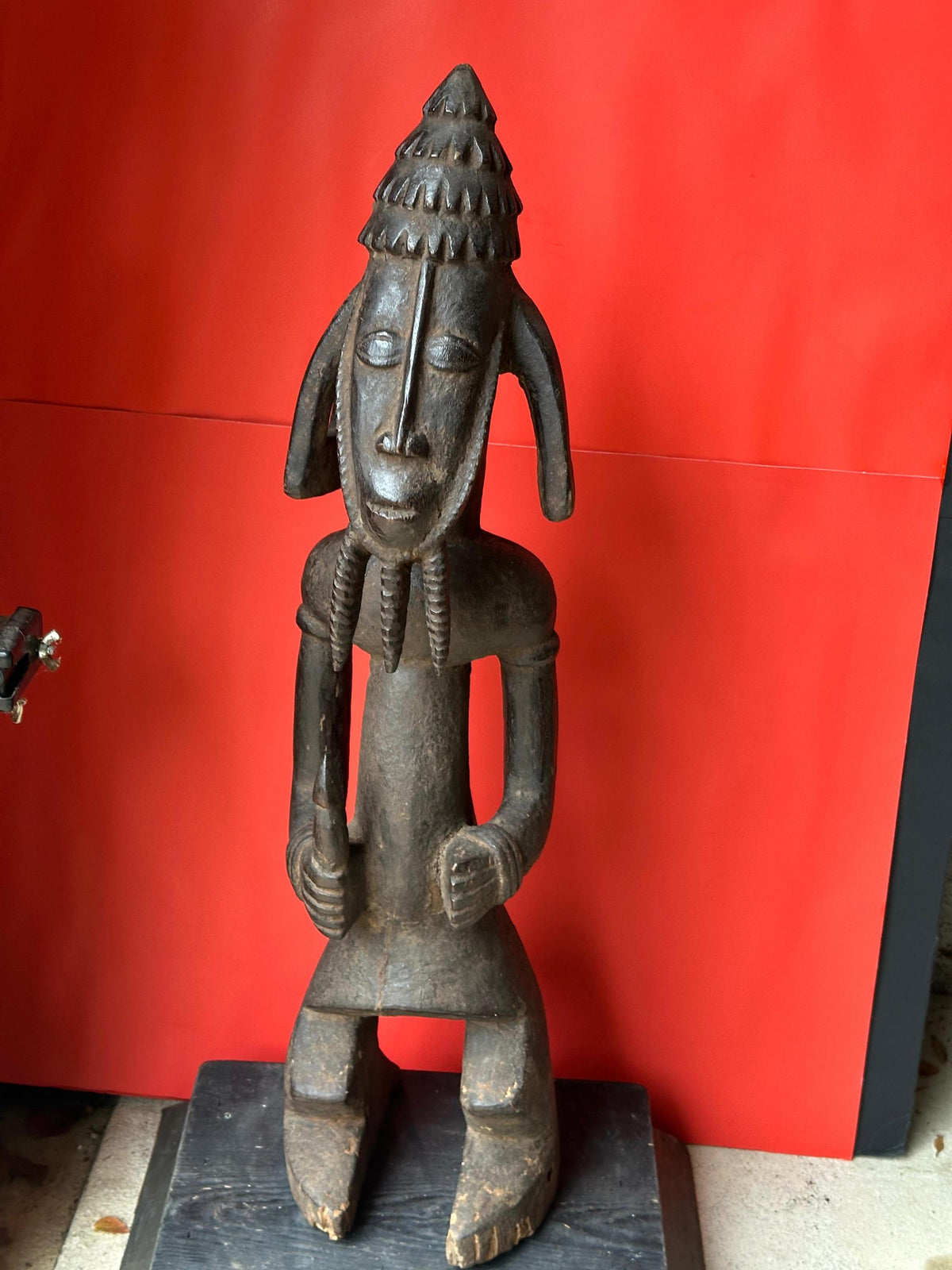 Vintage Dukuum Figure from the Ham People of Nigeria 28.5" | African Tribal Art Decor