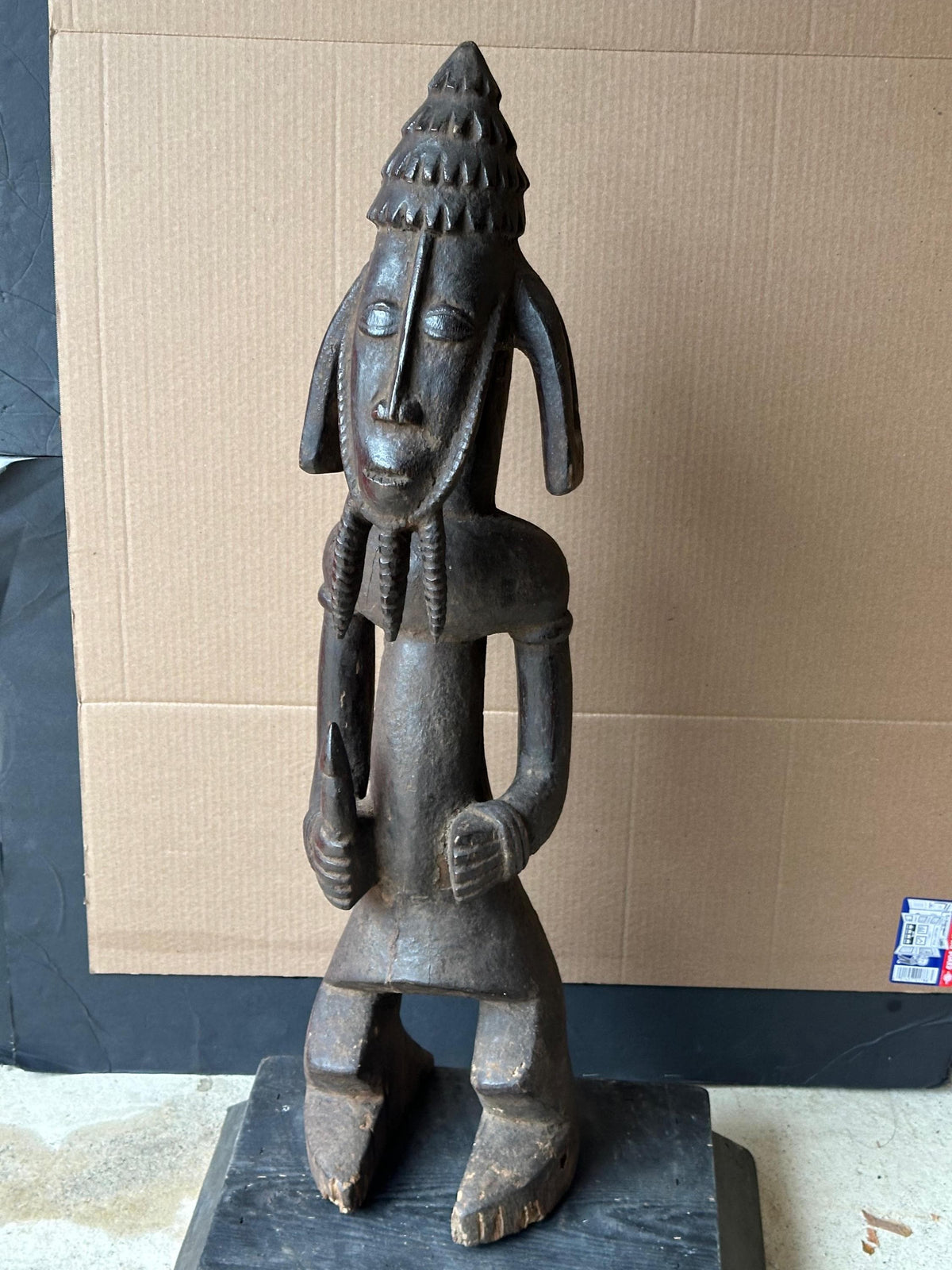 Vintage Dukuum Figure from the Ham People of Nigeria 28.5" | African Tribal Art Decor