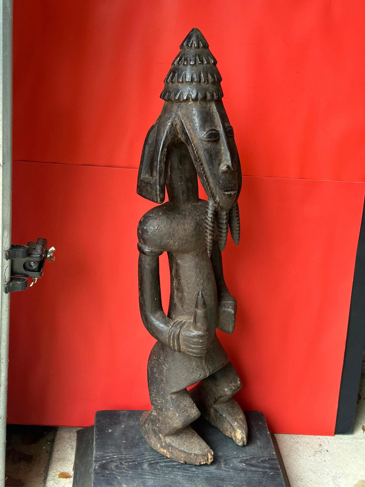 Vintage Dukuum Figure from the Ham People of Nigeria 28.5" | African Tribal Art Decor