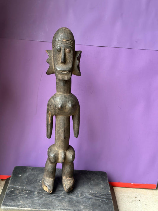 Vintage Dukuum Figure from the Ham People of Nigeria 19" | African Tribal Art Decor