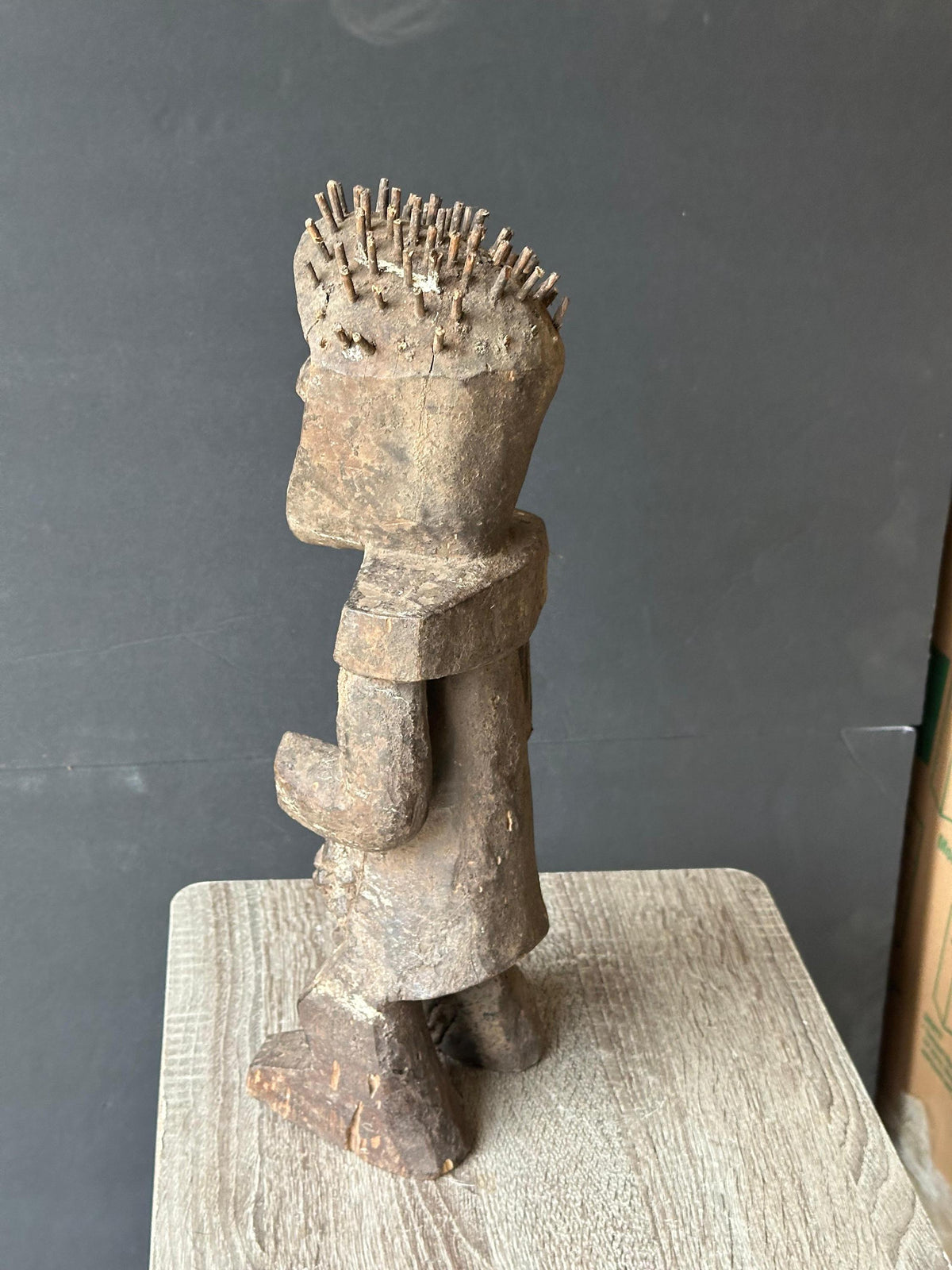 Vintage Mambila Shrine Figure - Tadep - from Cameroon - African Tribal Art 16"