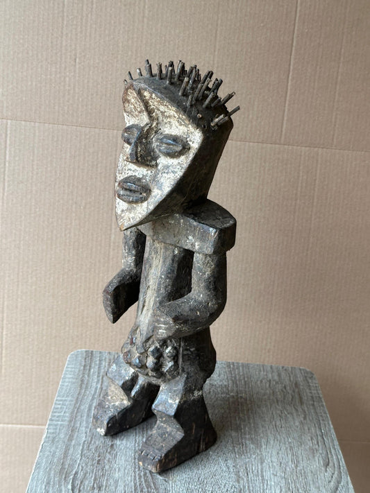 Vintage Mambila Shrine Figure - Tadep - from Cameroon - African Tribal Art 16"