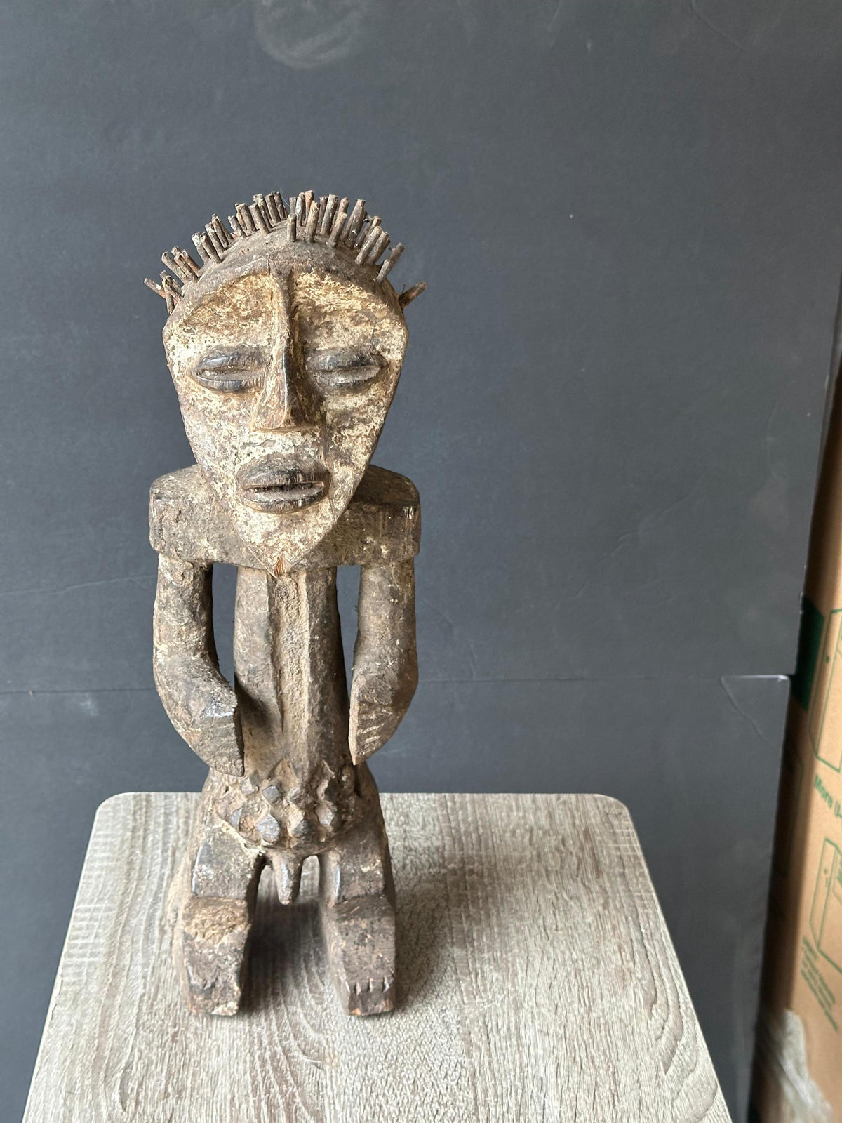 Vintage Mambila Shrine Figure - Tadep - from Cameroon - African Tribal Art 16"