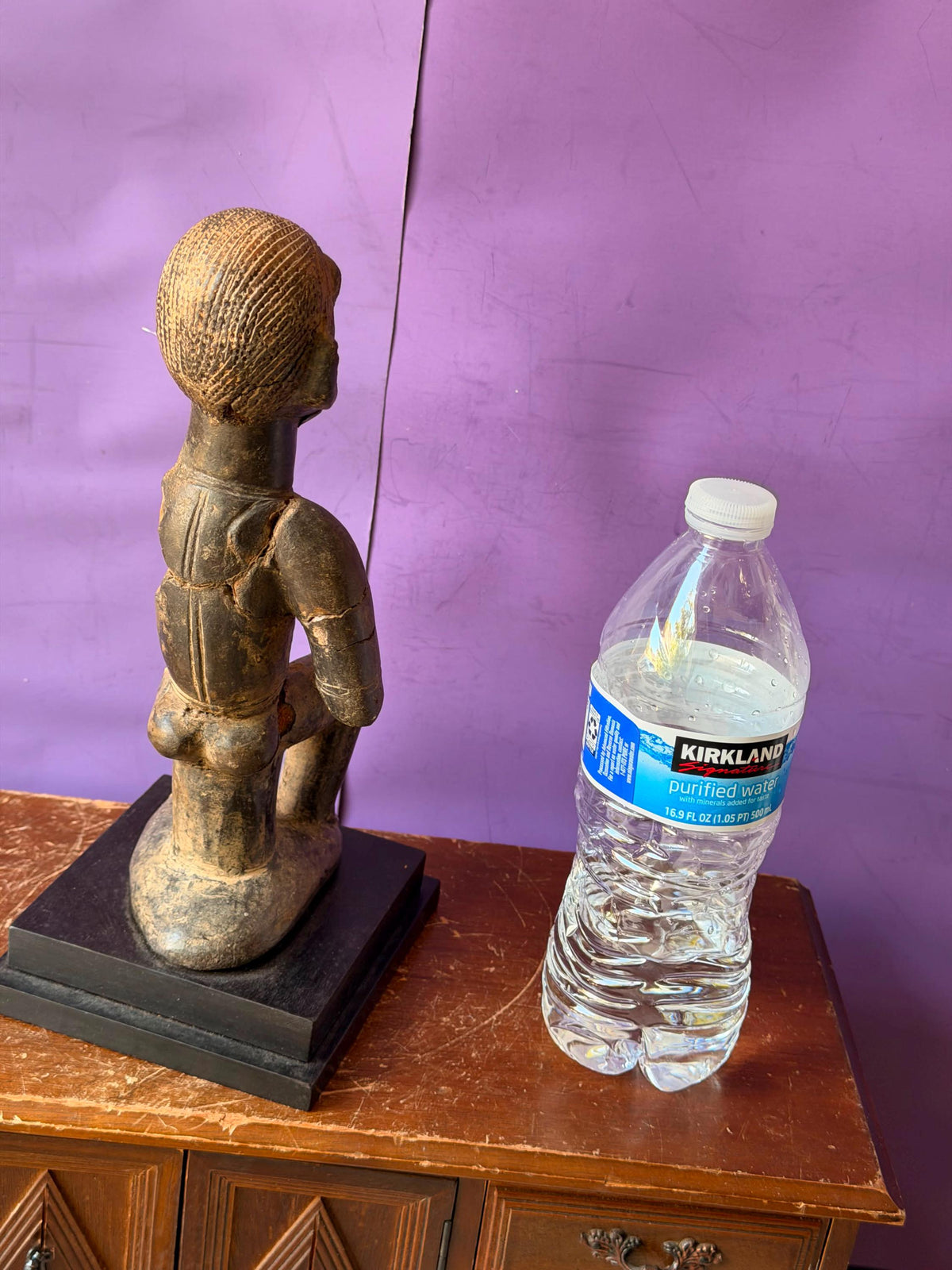 Cameroon Grassfields Terracotta Female Figure Bamileke African Art