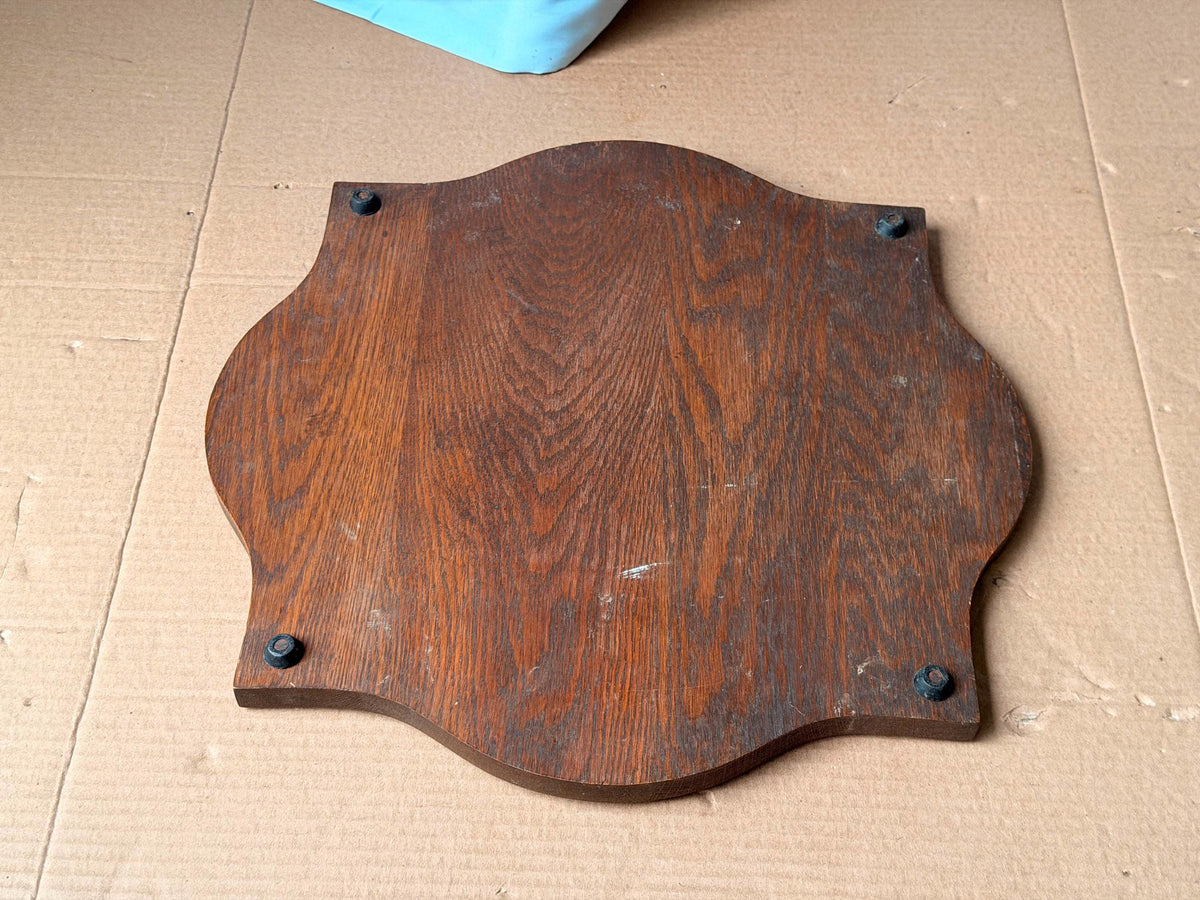 Vintage Georges Briard Mid Century Wooden Serving Tray Tile Inlay Cheese Board