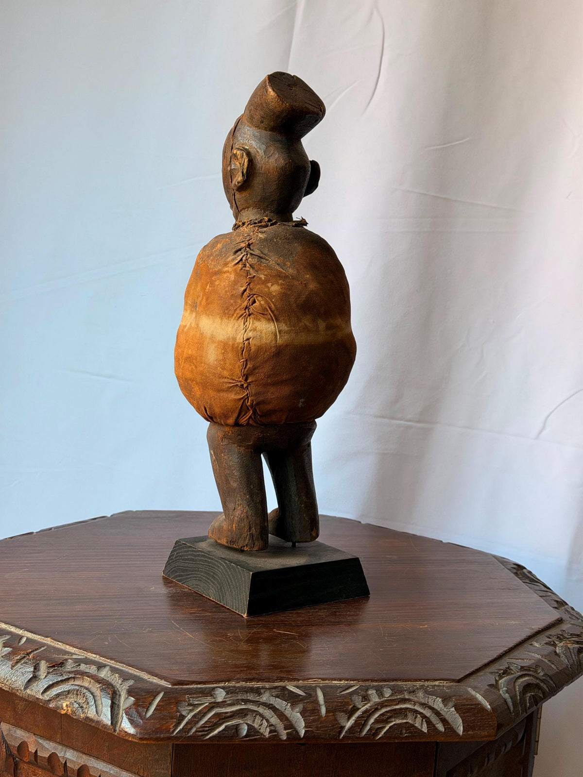 Yaka Power Figure Mbwoolo - DR Congo Wood Statue Medicine Bundle 14.5"