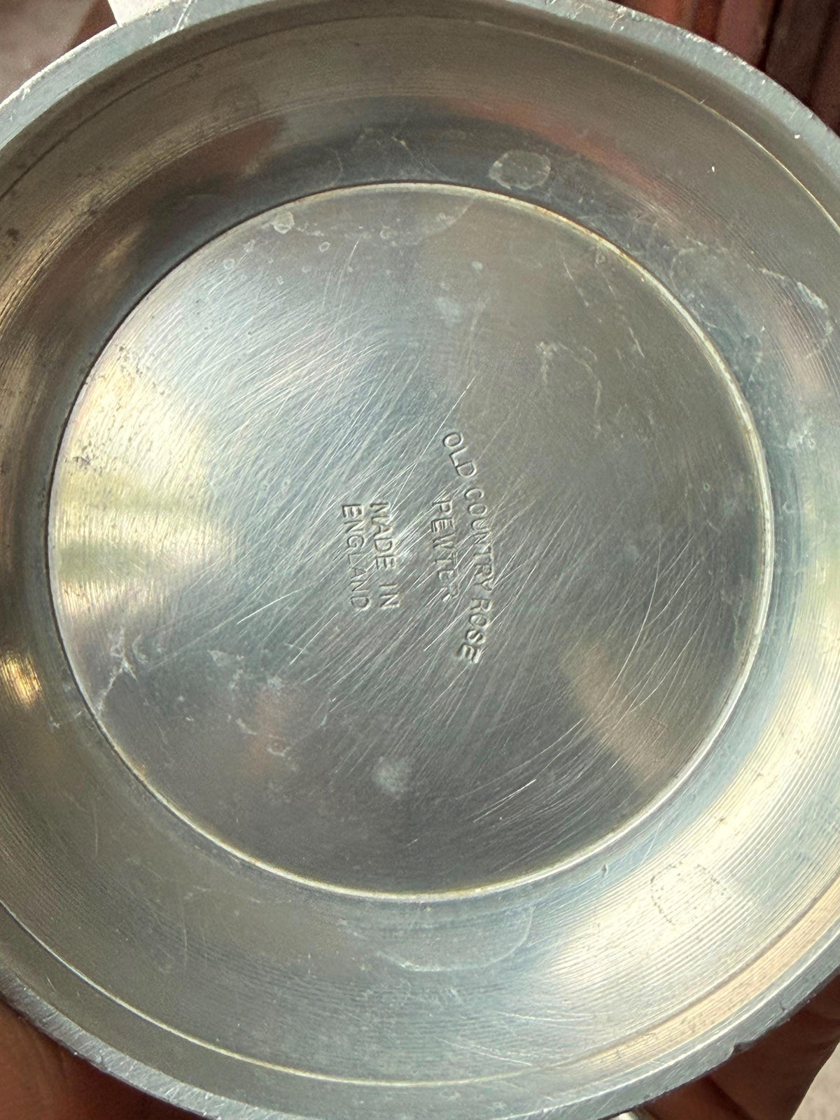 Vintage English Pewter Tankard Old Country Rose Made in England Mug Vessel 5.