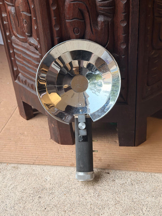 Vintage Argus Camera Parabolic Dish Flash Gun Attachment Mid Century Prop Decor