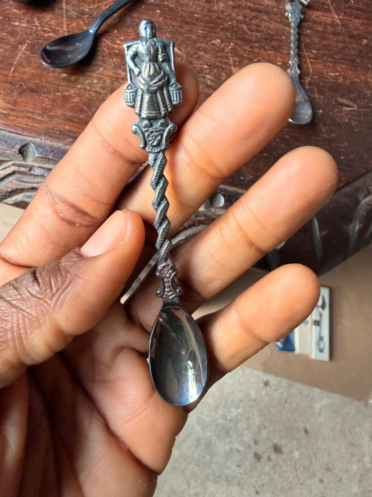 Vintage Gero Dutch Silverplate Spoons Beatrix Irene Royal Windmill Lot 4 Boxed