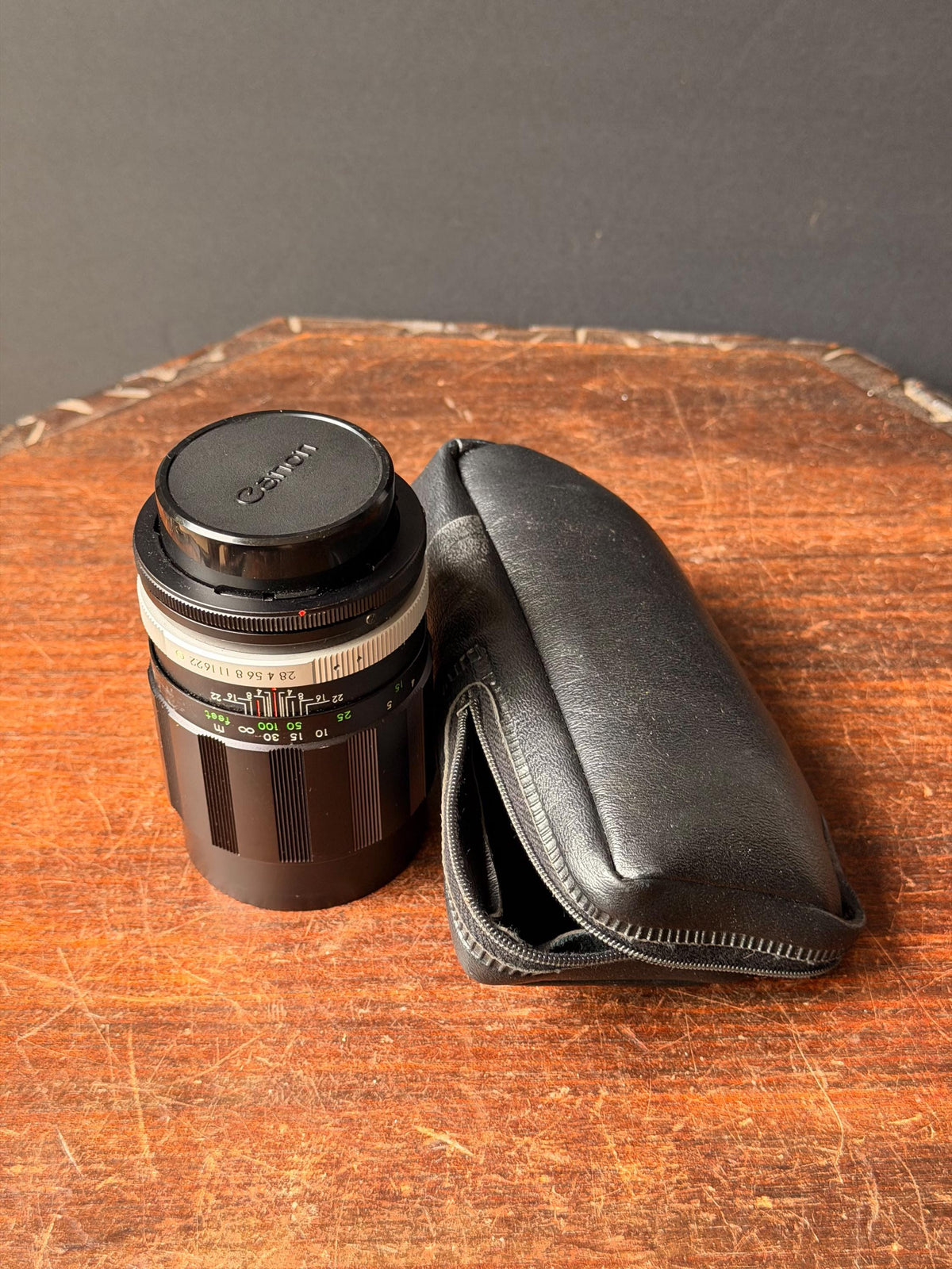Vintage Soligor 135mm f/2.8 Telephoto Lens Canon FL Mount Japan 4.2x2.5"