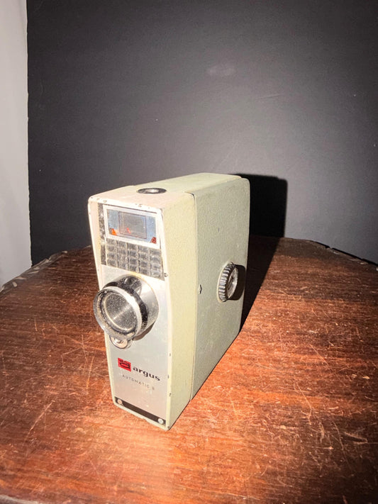 Vintage Argus Automatic 8mm Movie Camera Mid Century Modern Industrial Decor
