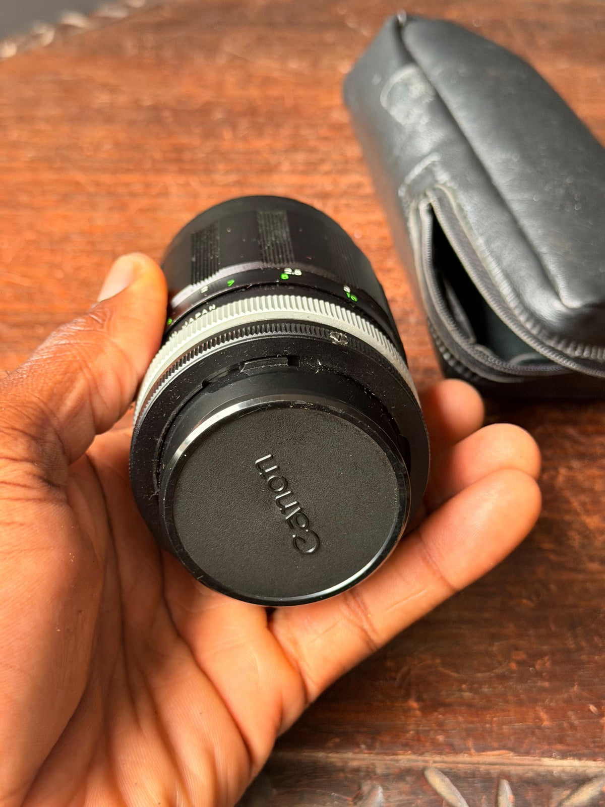 Vintage Soligor 135mm f/2.8 Telephoto Lens Canon FL Mount Japan 4.2x2.5"