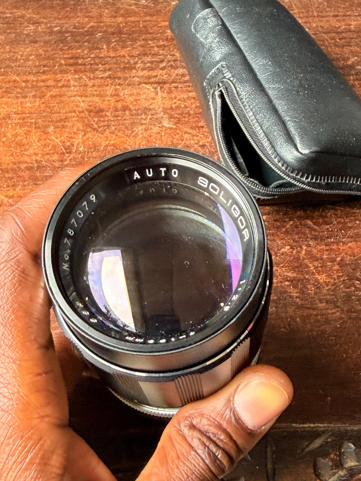Vintage Soligor 135mm f/2.8 Telephoto Lens Canon FL Mount Japan 4.2x2.5"